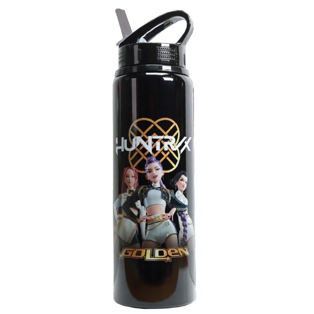 Blue Sky Designs Trinkflasche KPop Demon Hunters - Flip Top Trinkflasche (650ml) Golden