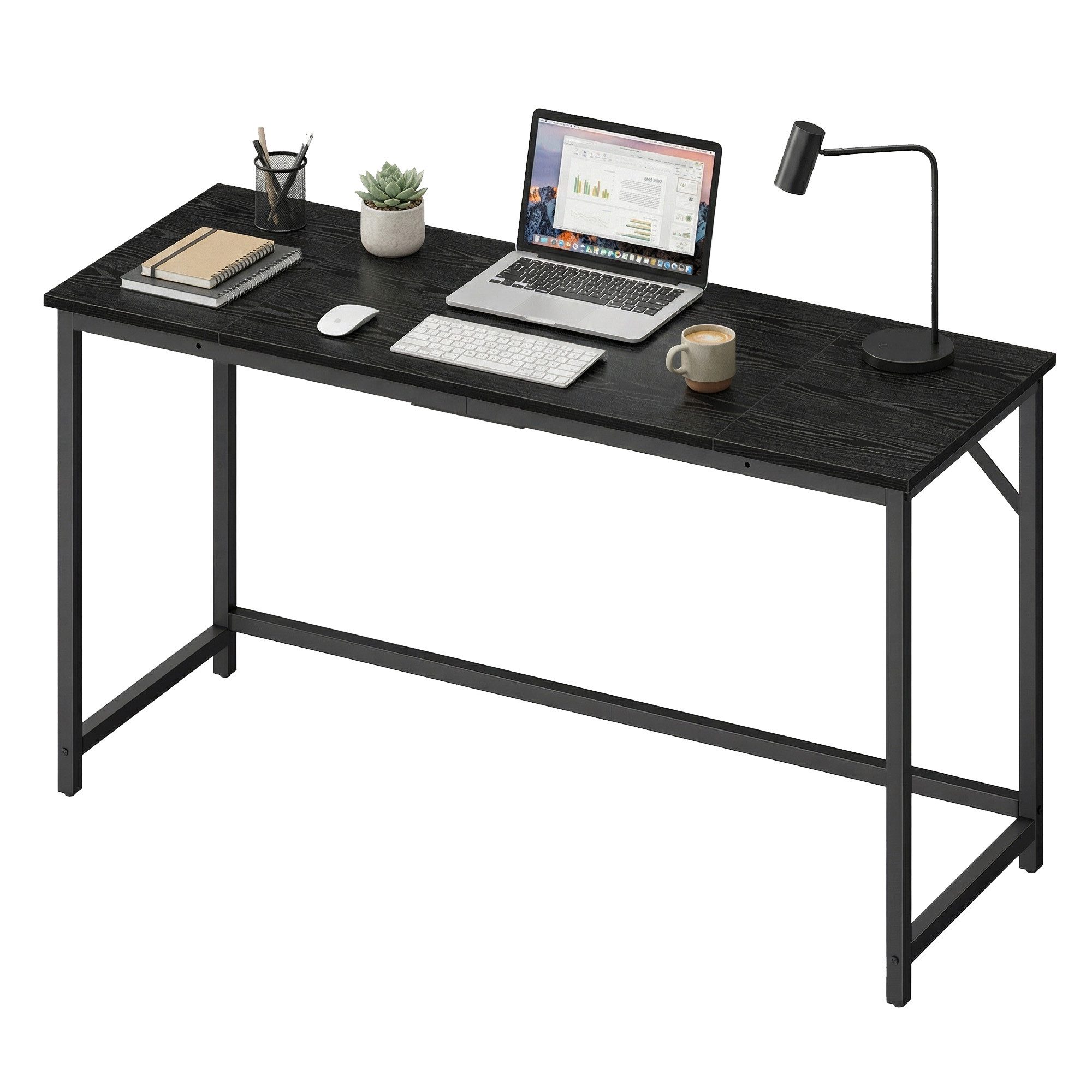 VASAGLE Schreibtisch Tisch Computertisch, 50 x 140 x 76 cm, für Arbeitszimmer, Schlafzimmer, Bürotisch
