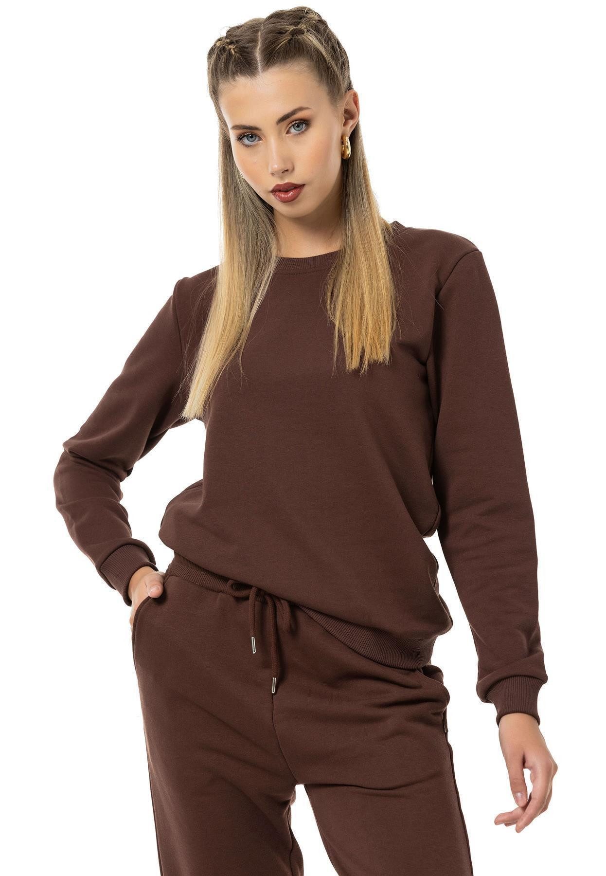 RedBridge Jogginganzug Sweatshirt mit Sweatpant Premium Basic (Set, 2-tlg) – Bild 4 von 5