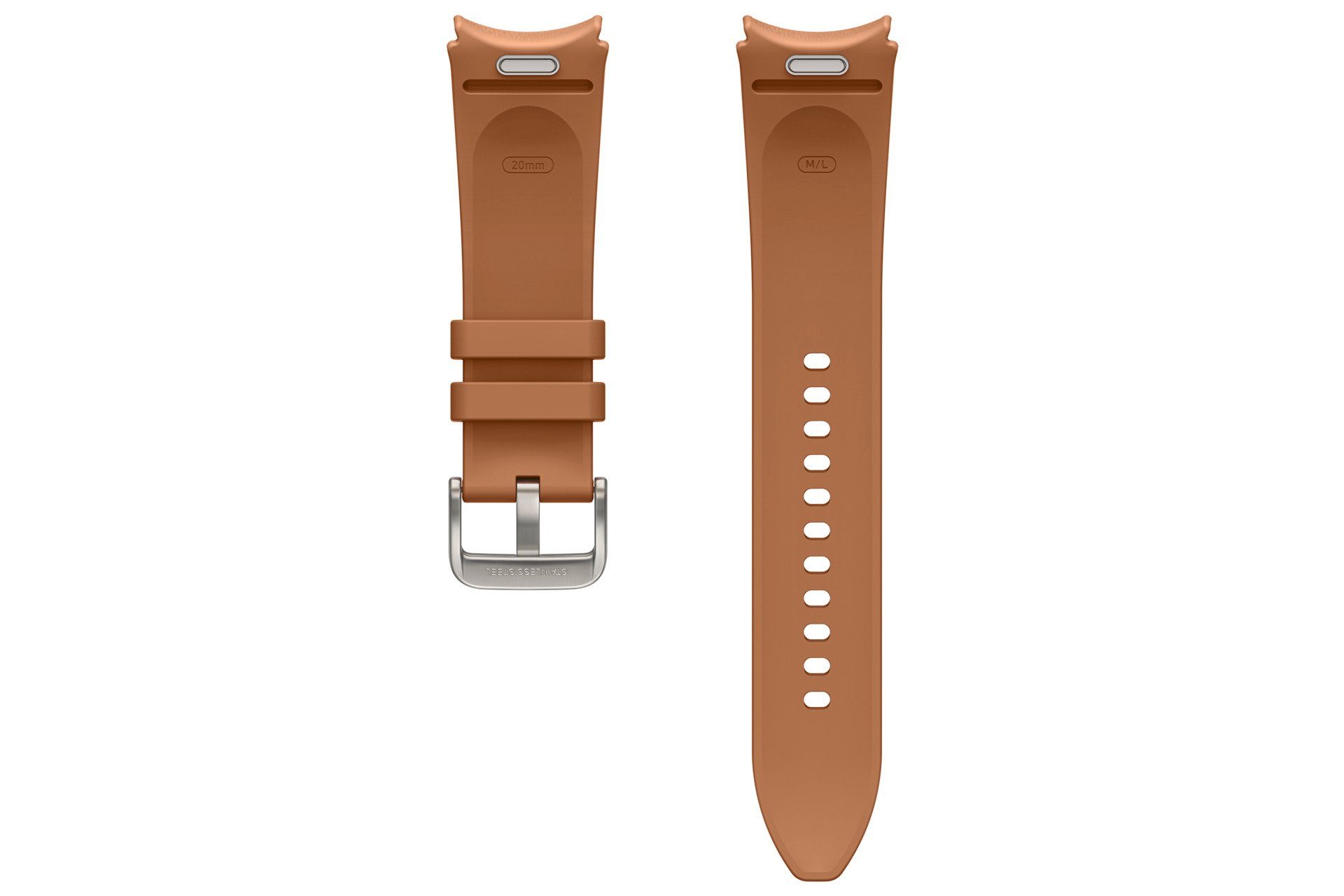 Braun (M/L) Samsung Hybrid Wechselarmband Band Eco-Leather