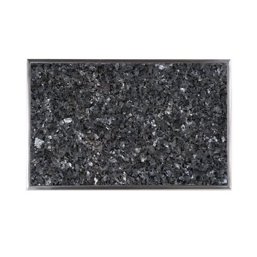 kuechenkonsum Arbeitsplatte »Einbau Granitfeld inkl. Edelstahlwanne 510 x 325 x 10 mm«, robuster Blue Pearl Granitstein