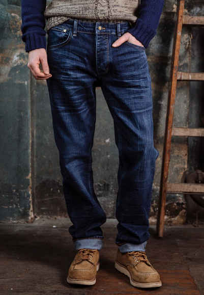 Freeman T. Porter Straight-Jeans »Jimmy stretch Denim Hudson«