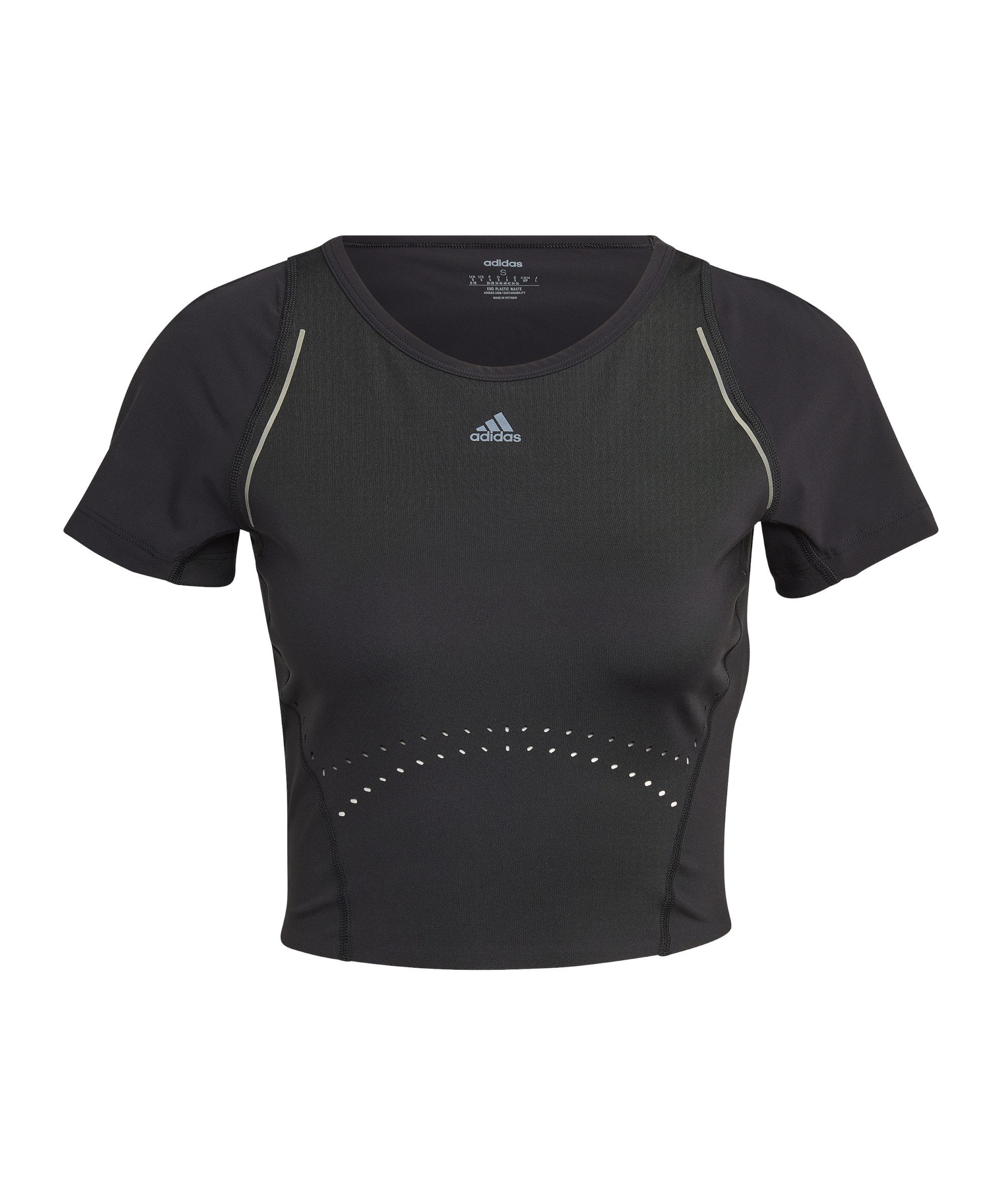 adidas Performance T-Shirt adidas Performance Wtr Cropped T-Shirt Damen Damen Polyester
