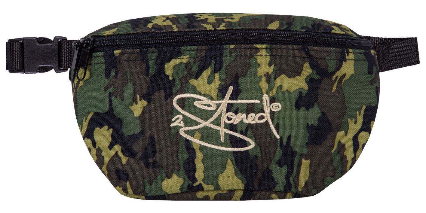 2Stoned Bauchtasche Hüfttasche Classic mit Stick für Erwachsene und Kinder, mit Reißverschlussfach auf der Rückseite