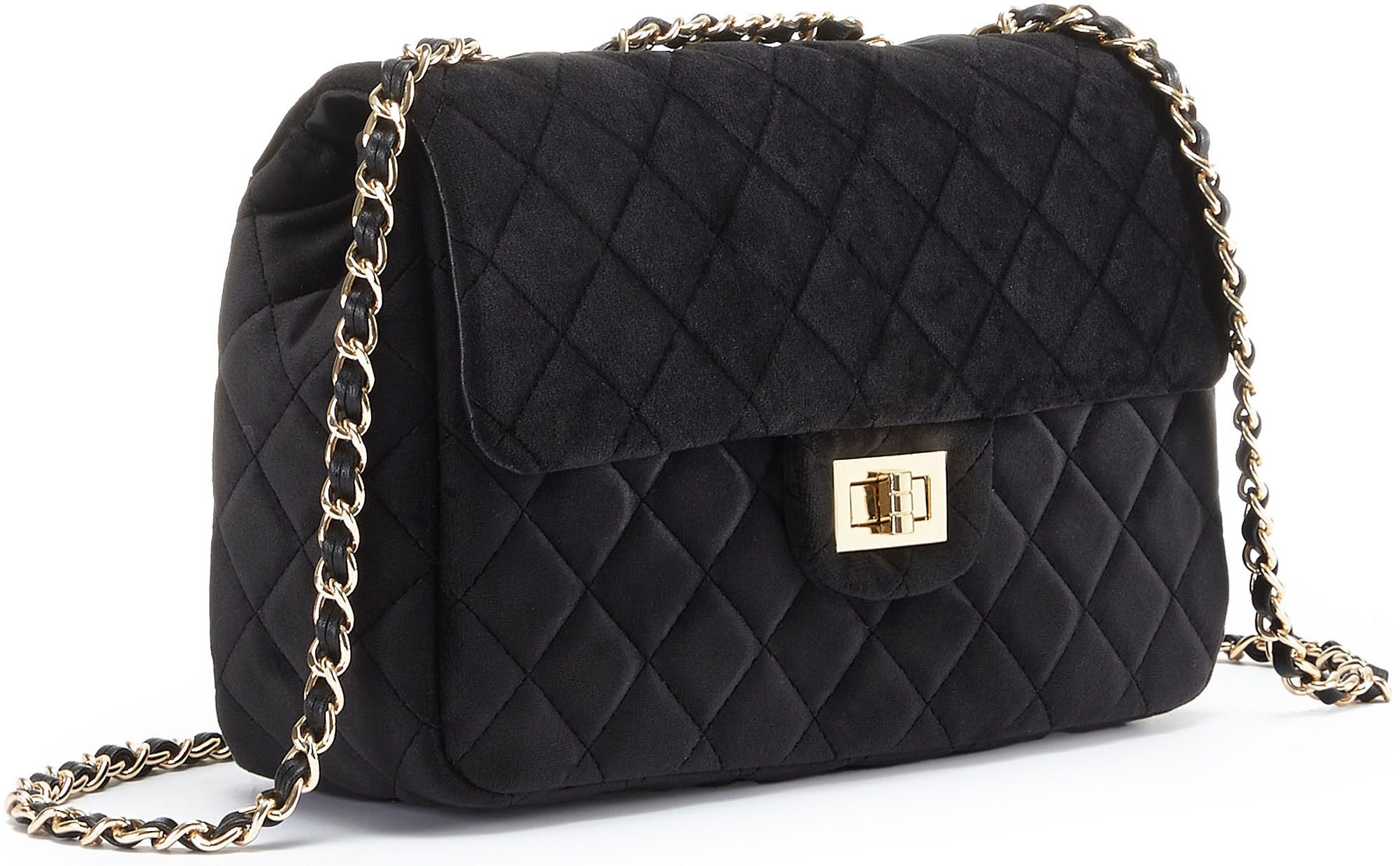 Vivance Umhängetasche Schultertasche, in modischer Samtoptik, Handtasche, T günstig online kaufen