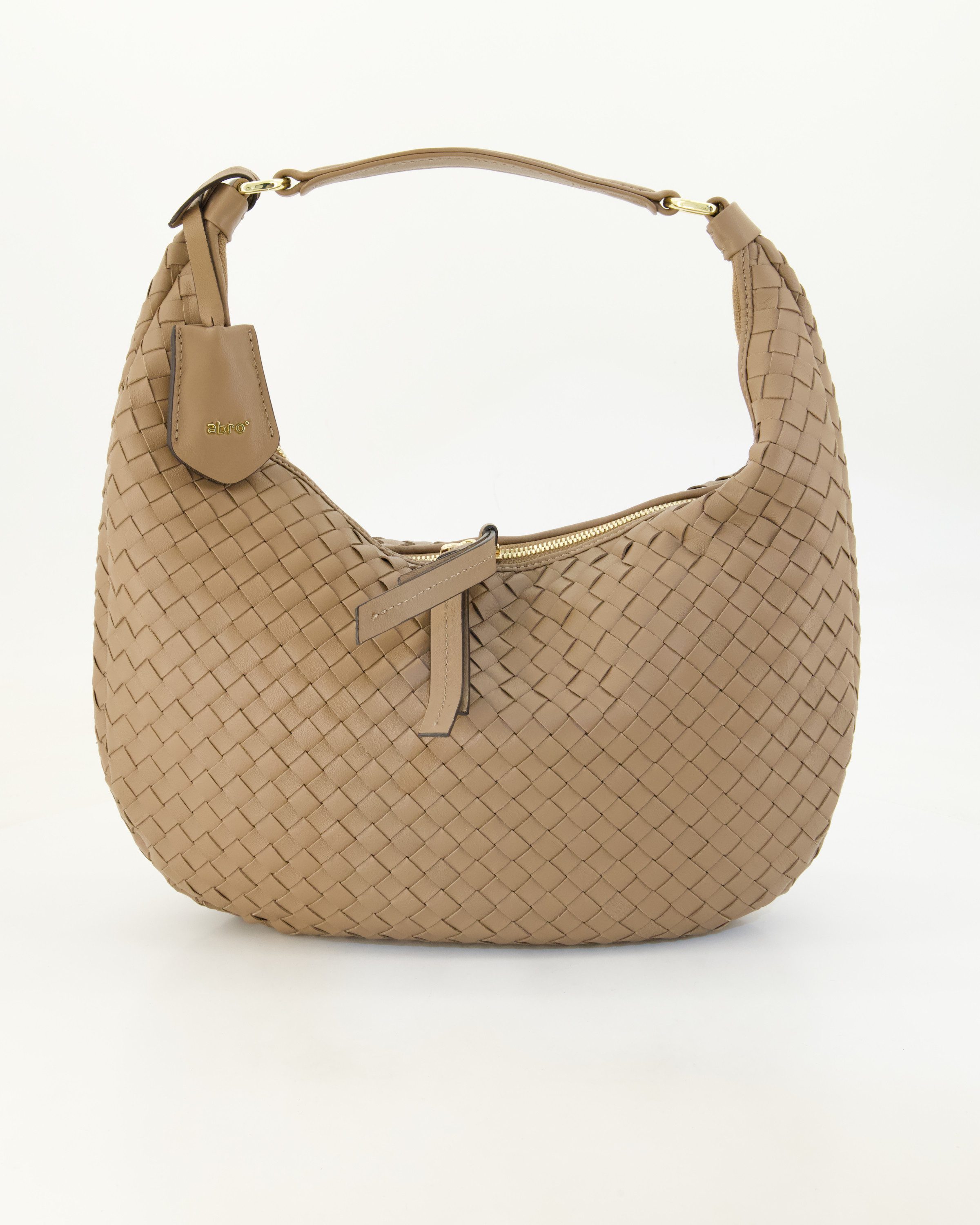 Abro Handtasche Beutel Nana small, Obermaterial: Leder