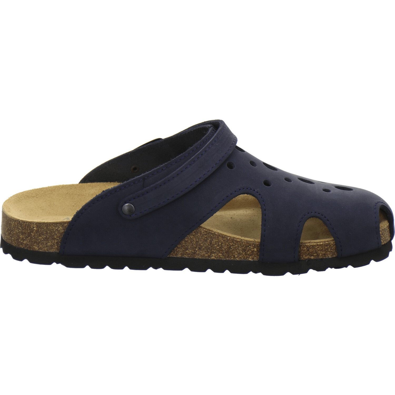 AFS-Schuhe 309340 Clogs Pantolette für Herren aus Leder mit Fußbett, Hausschuhe Made in Germany