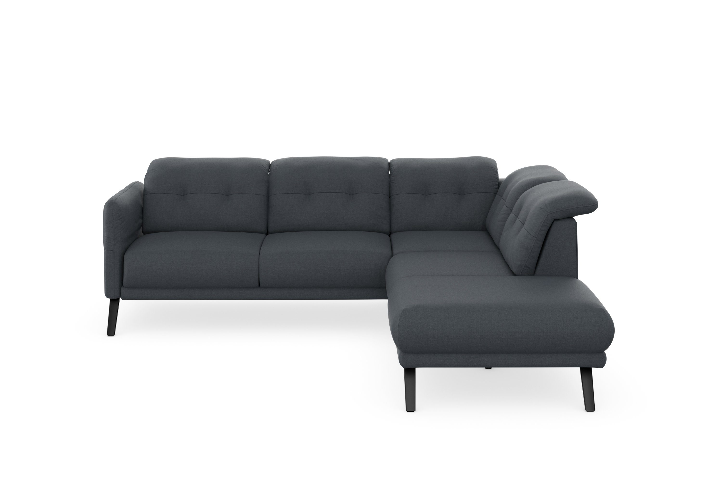 sit&more Ecksofa Kopfteilverstellung mit Scandia, Wahlweise und Armteilfunktion