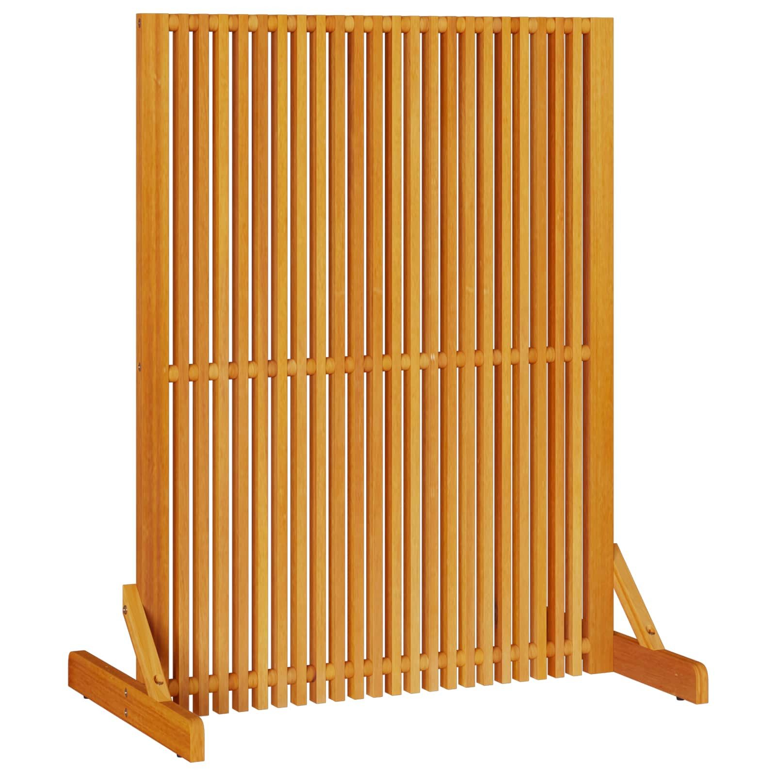 vidaXL Raumteiler Sichtschutz Braun 79,5 x 50 x 110 cm Massivholz, 1-tlg.