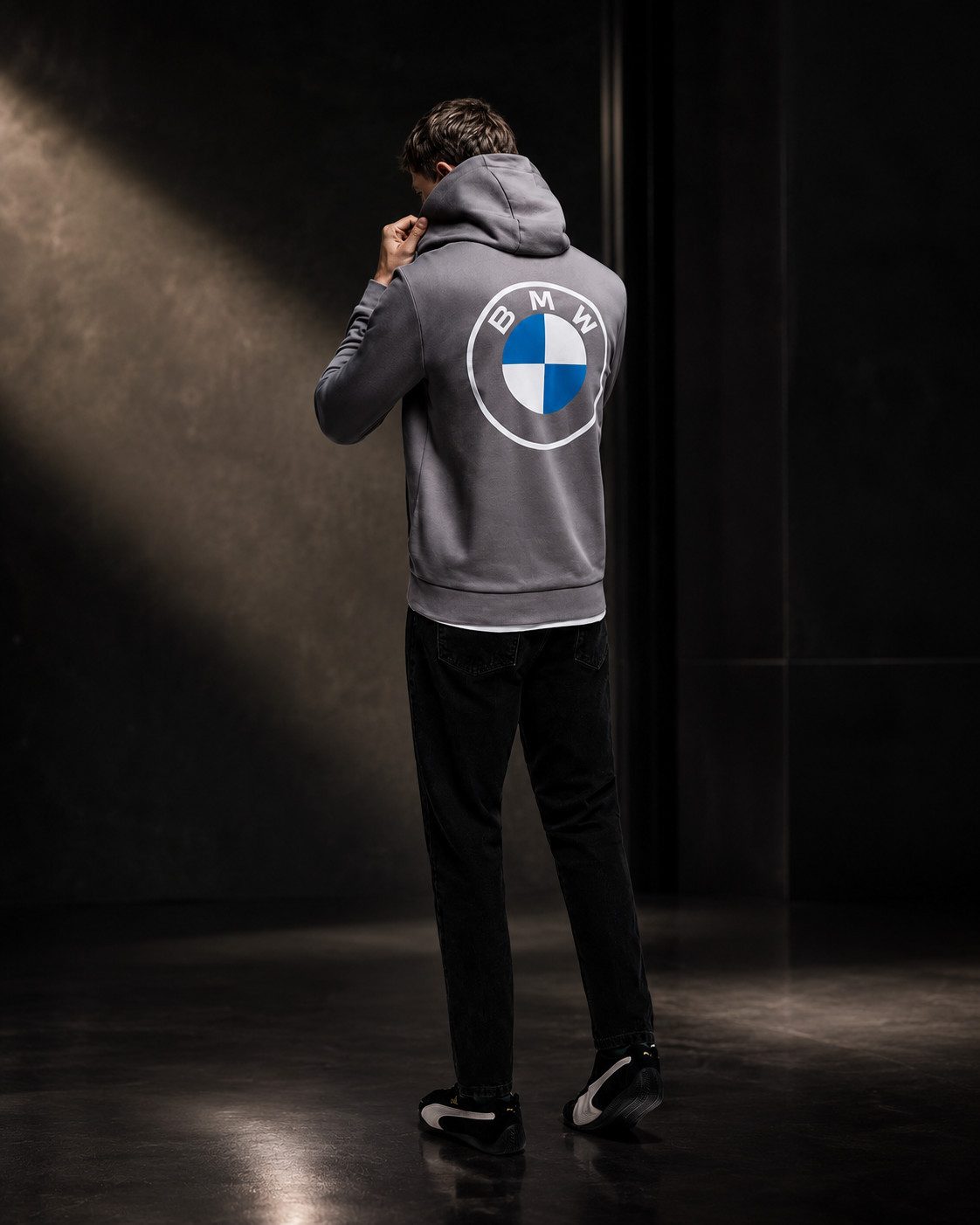 BMW Kapuzensweatjacke BMW Zip-Sweathoodie Logo Reverse Unisex Jacke Hoodie