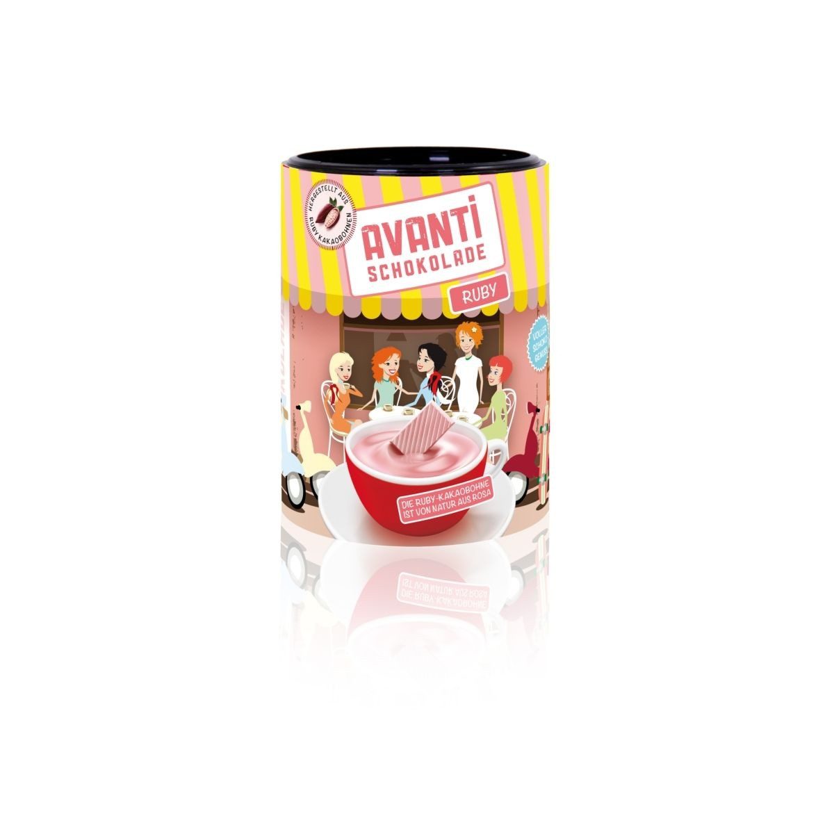 LK Trend & Style Kakao AVANTI Trinkschokolade 4x30g Probierset, 4 x 30 g, (Hot Chocolate, Ruby, Weiss, Dunkel, Vollmilch), welche Schokolade trifft deinen Geschmack?