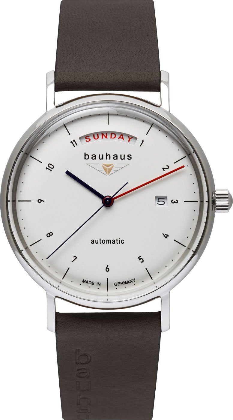 bauhaus Quarzuhr Herrenuhr Automatik Edelstahl - Bauhaus Modell: 2162-1