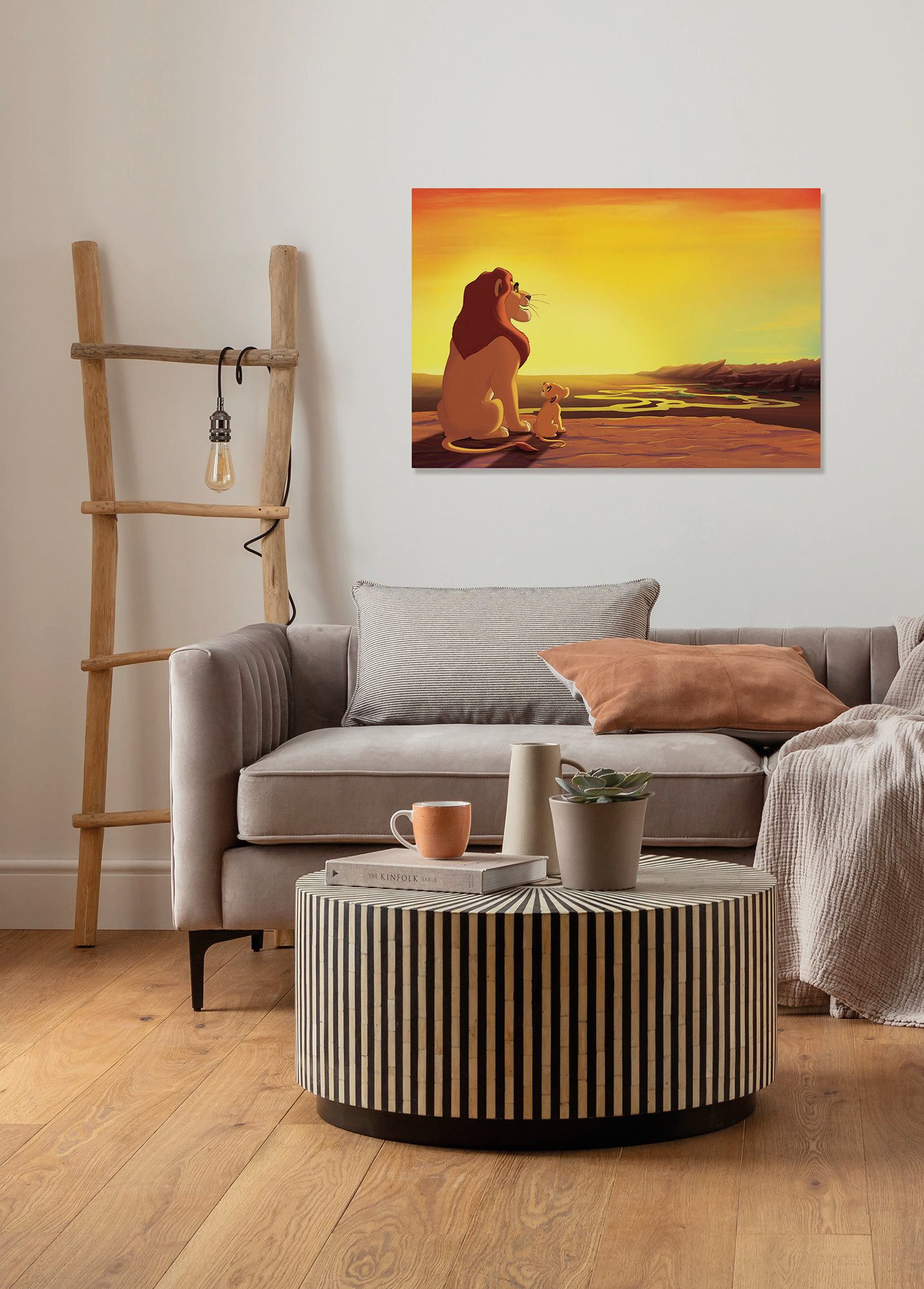 Komar Leinwandbild Disney The Lion King Your Kingdom, Disney (Set, 1 St), 90 x 60 cm (Breite x Höhe) - Kinderzimmer, Dekoration