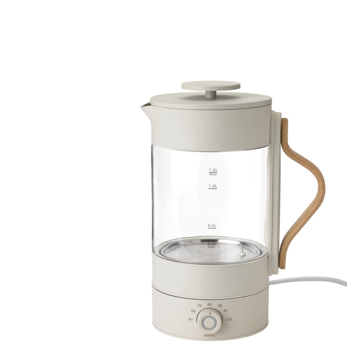 Stelton Wasserkocher Variabler Wasserkocher EMMA Glas, 1.20 l, 1130-1350 W, 50-60 Hz
