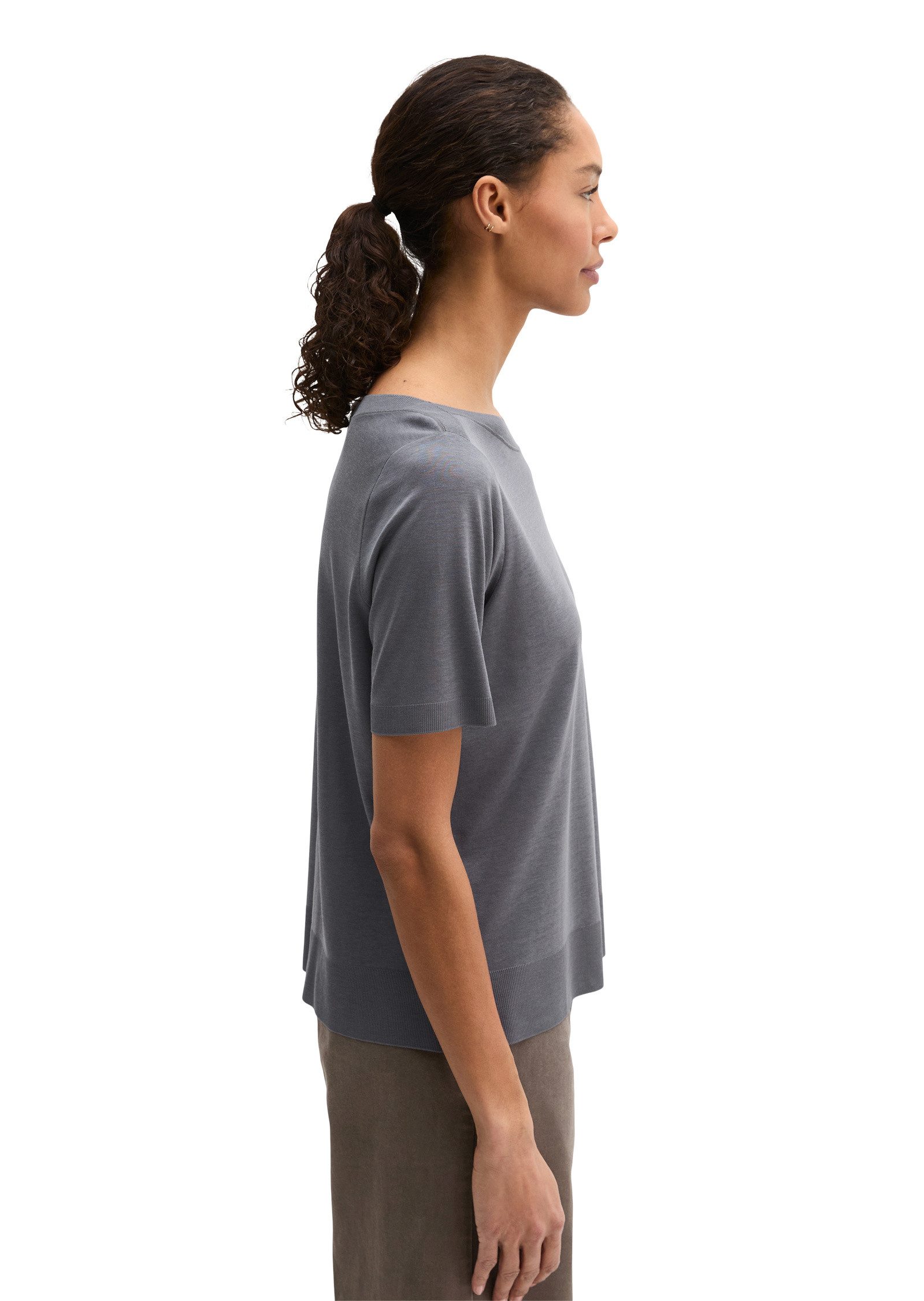 Marc O'Polo T-Shirt aus TENCEL™ Lyocell-Baumwolle-Mix günstig online kaufen