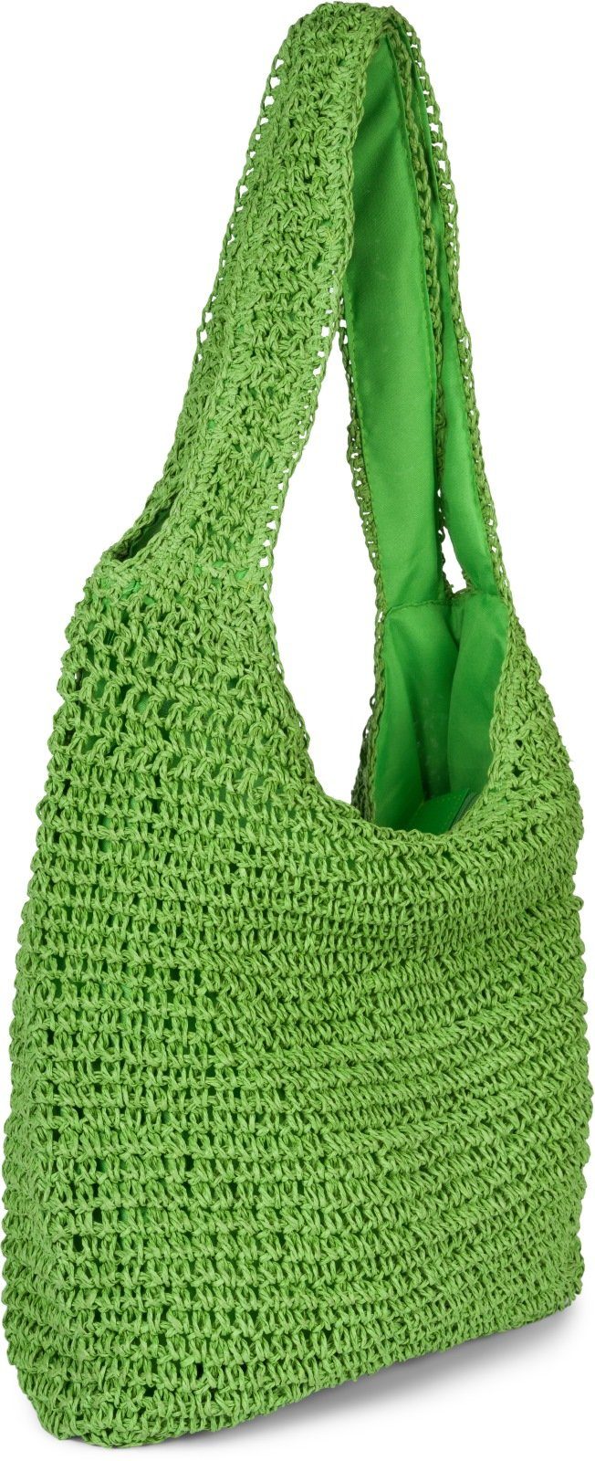 styleBREAKER Beuteltasche Papierstroh Beuteltasche (1-tlg) günstig online kaufen