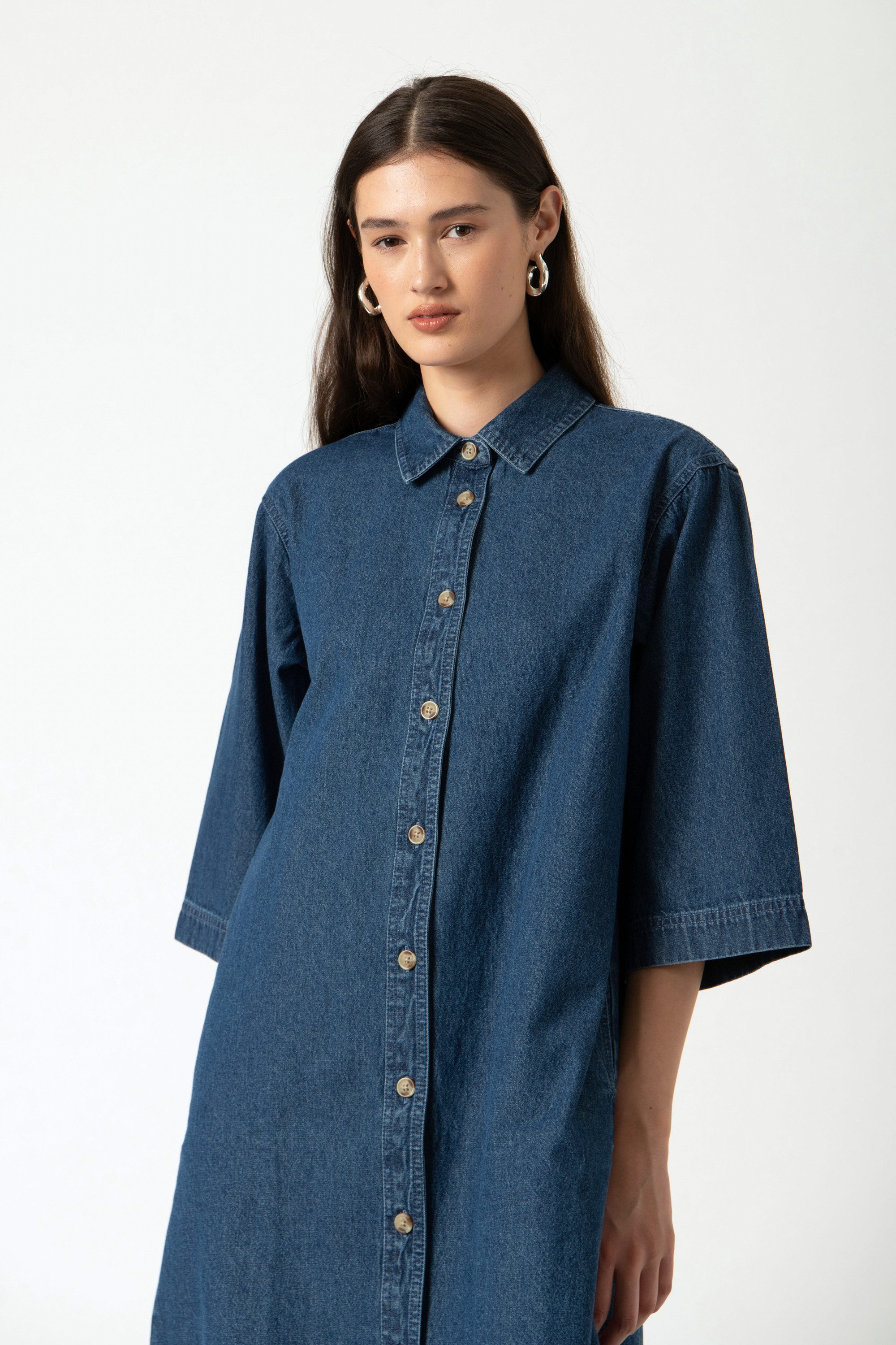 SOAKED IN LUXURY Jeanskleid Denimkleid SLDielle