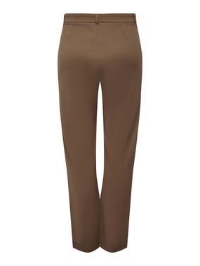 JACQUELINE de YONG Stoffhose Komfortable Stoffhose Mid Waist Elegante Chino Business Pants 7196 in Braun