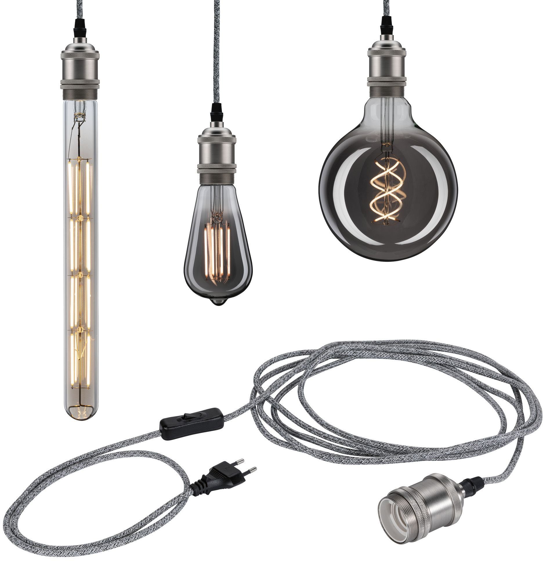 Paulmann Pendelleuchte Eldar, Ein-/Ausschalter, ohne Leuchtmittel, E27 günstig online kaufen