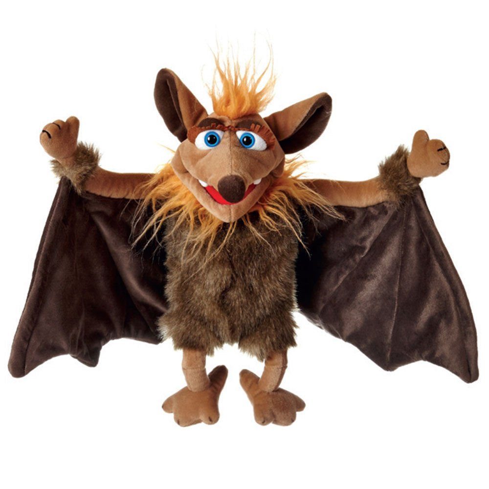 Living Puppets Handpuppe Living Puppets Handpuppe Tamika die Fledermaus W653 (Packung), Sehr gut geeignet um Geschichten zu erzählen