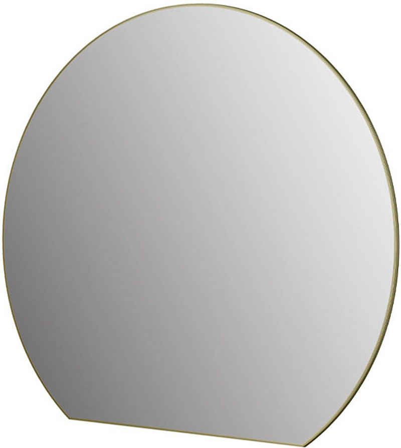 Talos Зеркало для ванной комнаты Picasso gold Ø 100 cm, hochwertiger Aluminiumrahmen