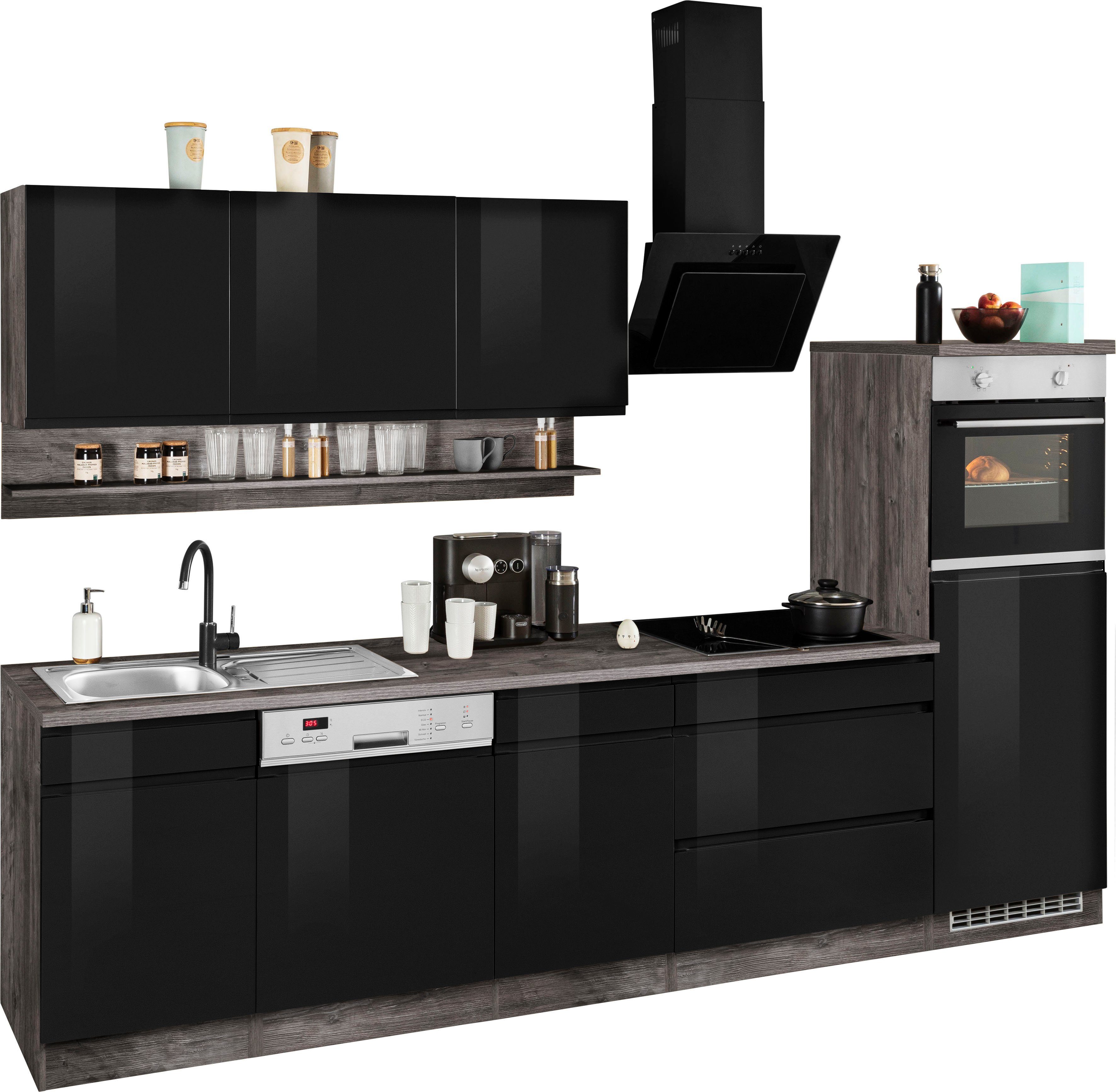 KOCHSTATION Küchenzeile KS-Virginia, Breite 300 cm, günstig online kaufen