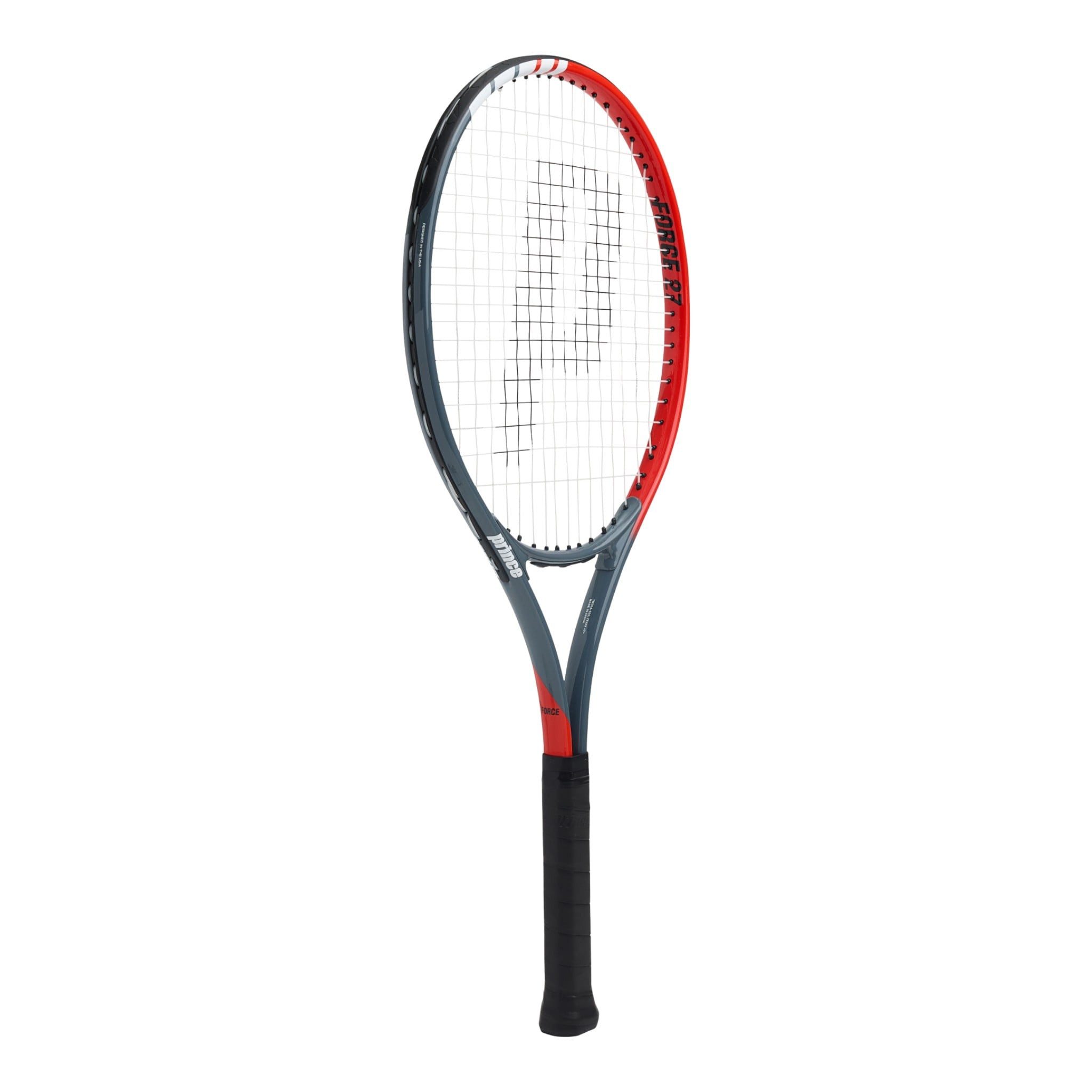 Prince Tennisschläger Force 27 105in/275g/Freizeit/Einstieg grau/rot - besaitet
