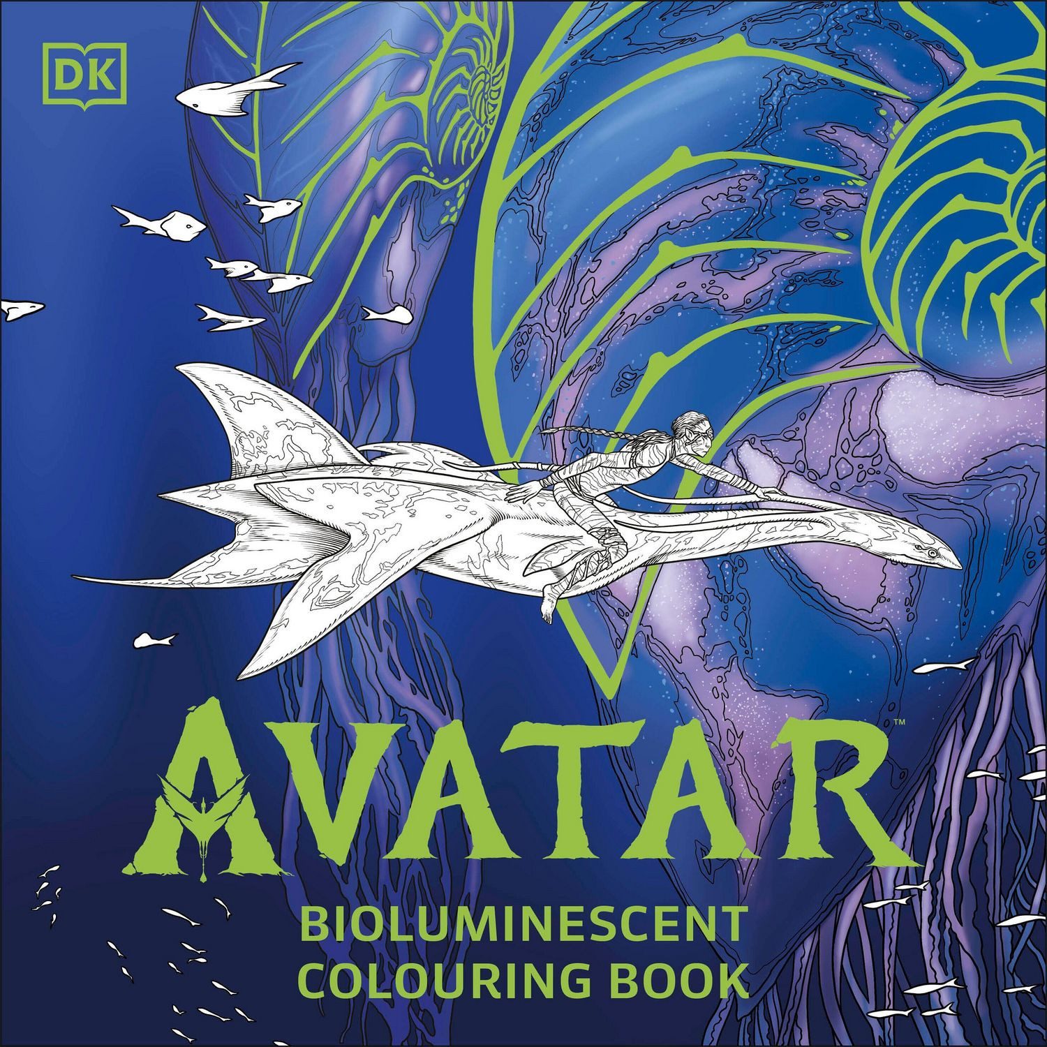 Avatar Bioluminescent Colouring Book / DK