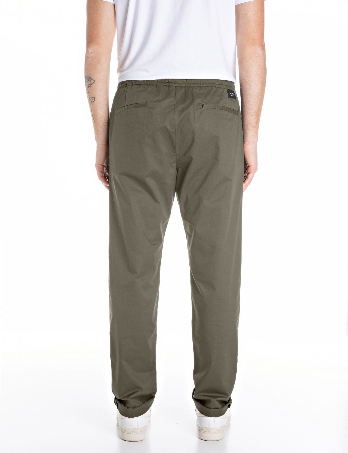 Replay Schlupfhose Regular Fit mit elastischem Bund günstig online kaufen