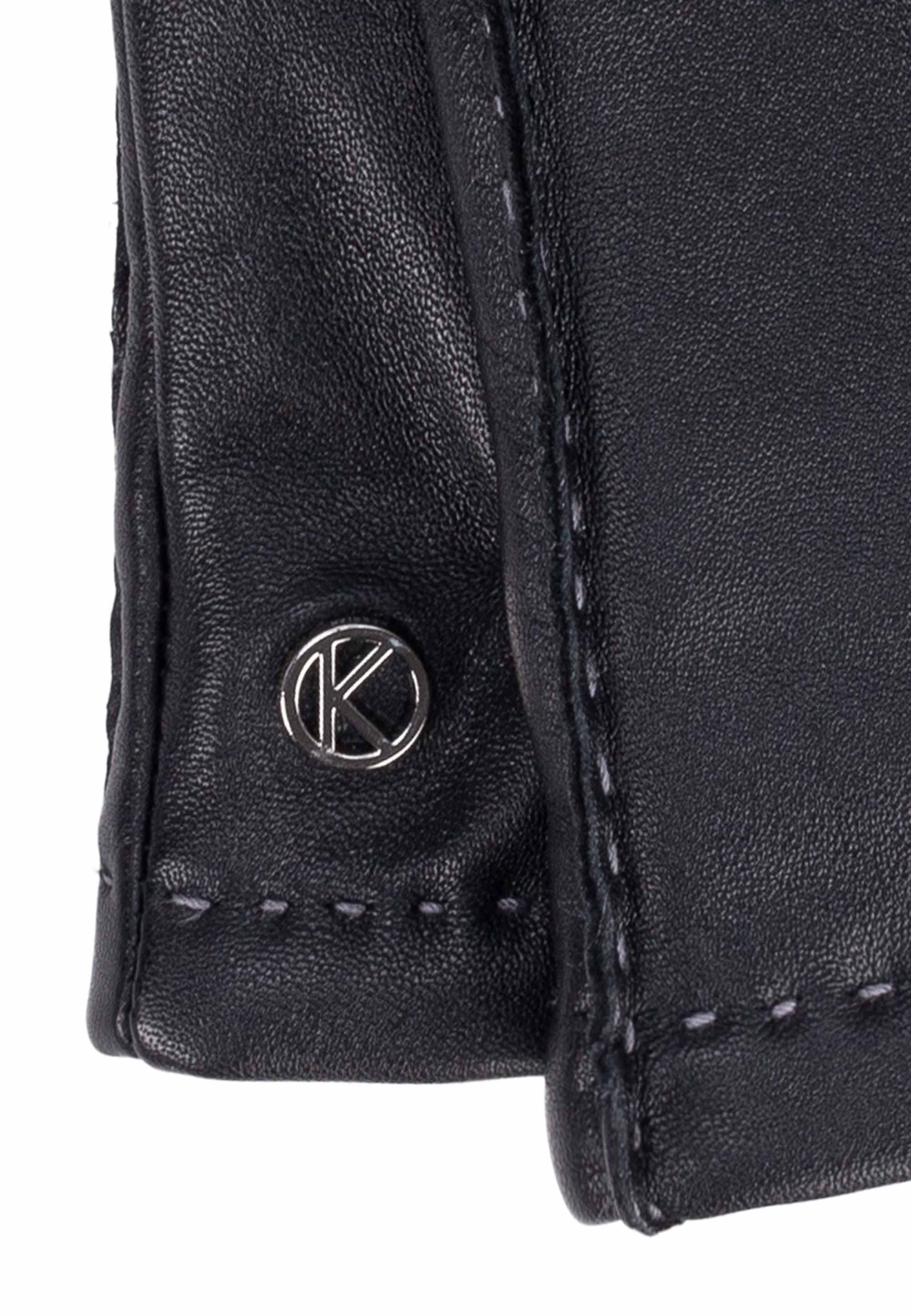 KESSLER Lederhandschuhe Style Billie (Paar, 1-St., Handschuhe) Leather Working Group zertifiziertes Leder, warmes Plüschfutter