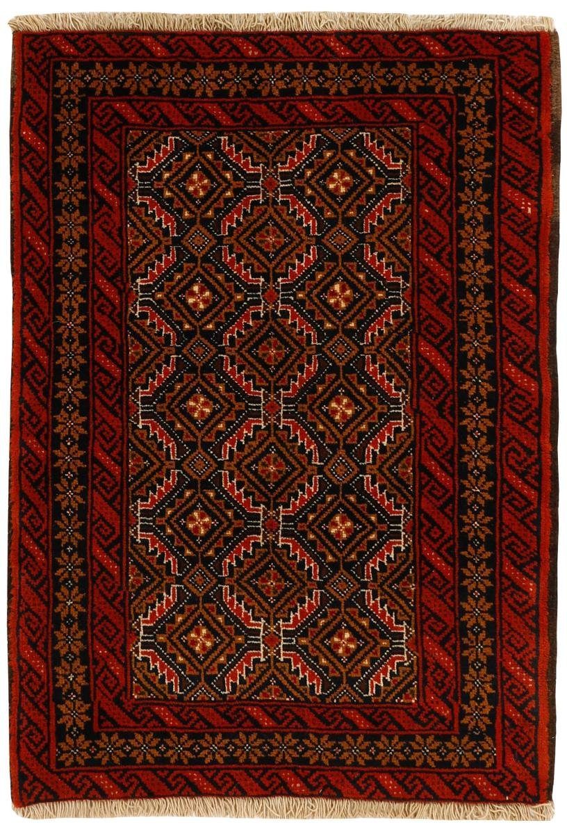 Orientteppich Belutsch 80x118 Handgeknüpfter Orientteppich / Perserteppich, Nain Trading, rechteckig, Höhe: 6 mm