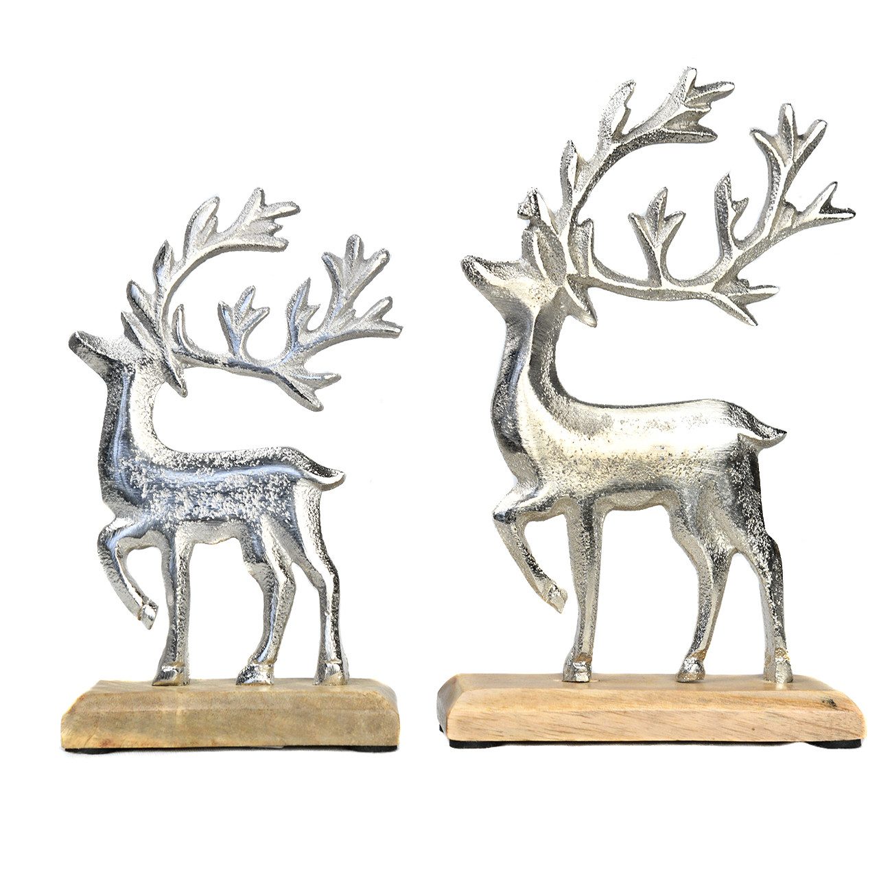 formano Weihnachtsfigur Alu Mango Holz verschiedene Weihnachtsszenen (Packung, 1 - 3 teilig), Weihnachtsfigur