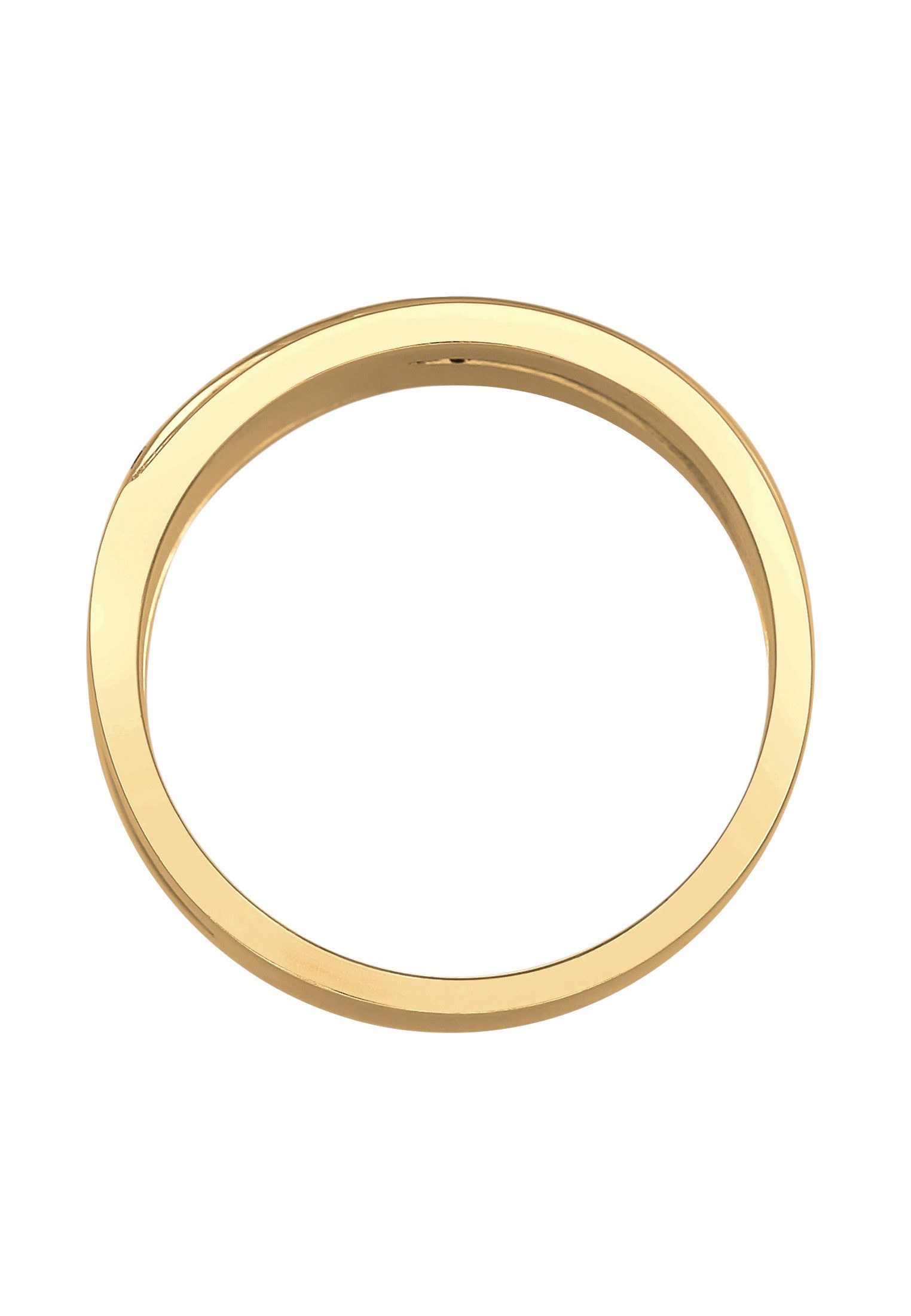 Elli Fingerring Bandring Wickelringmit Kristallen von Swarovski® 925 Silber – Bild 3 von 4