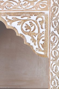 Marrakesch Orient & Mediterran Interior Standregal Orientalisches Holzregal Asmara, Schrankwand, Bücherschrank, Regal, Handarbeit