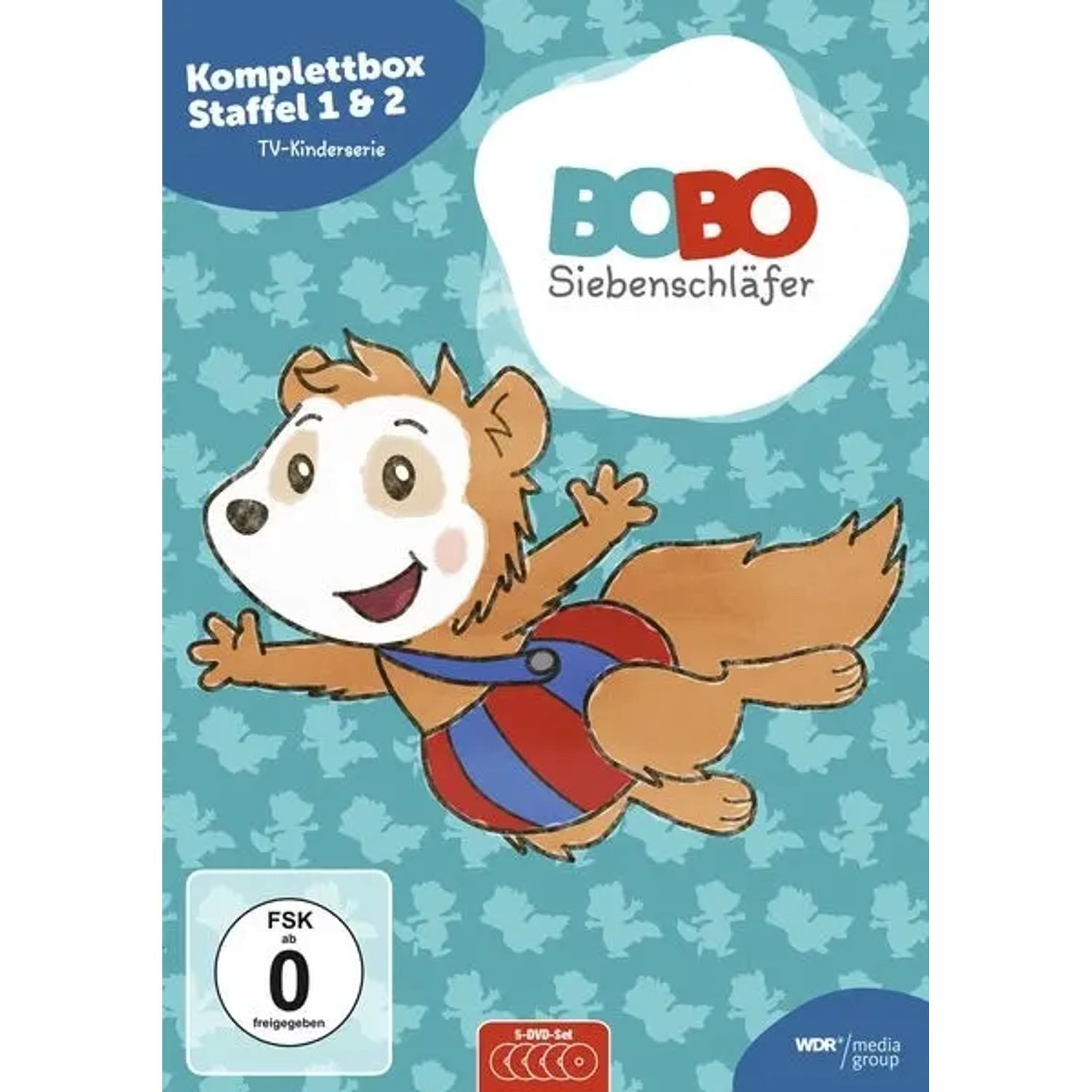 Leonine DVD Bobo Siebenschläfer Komplettbox Staffel 1 + 2, 5 DVDs