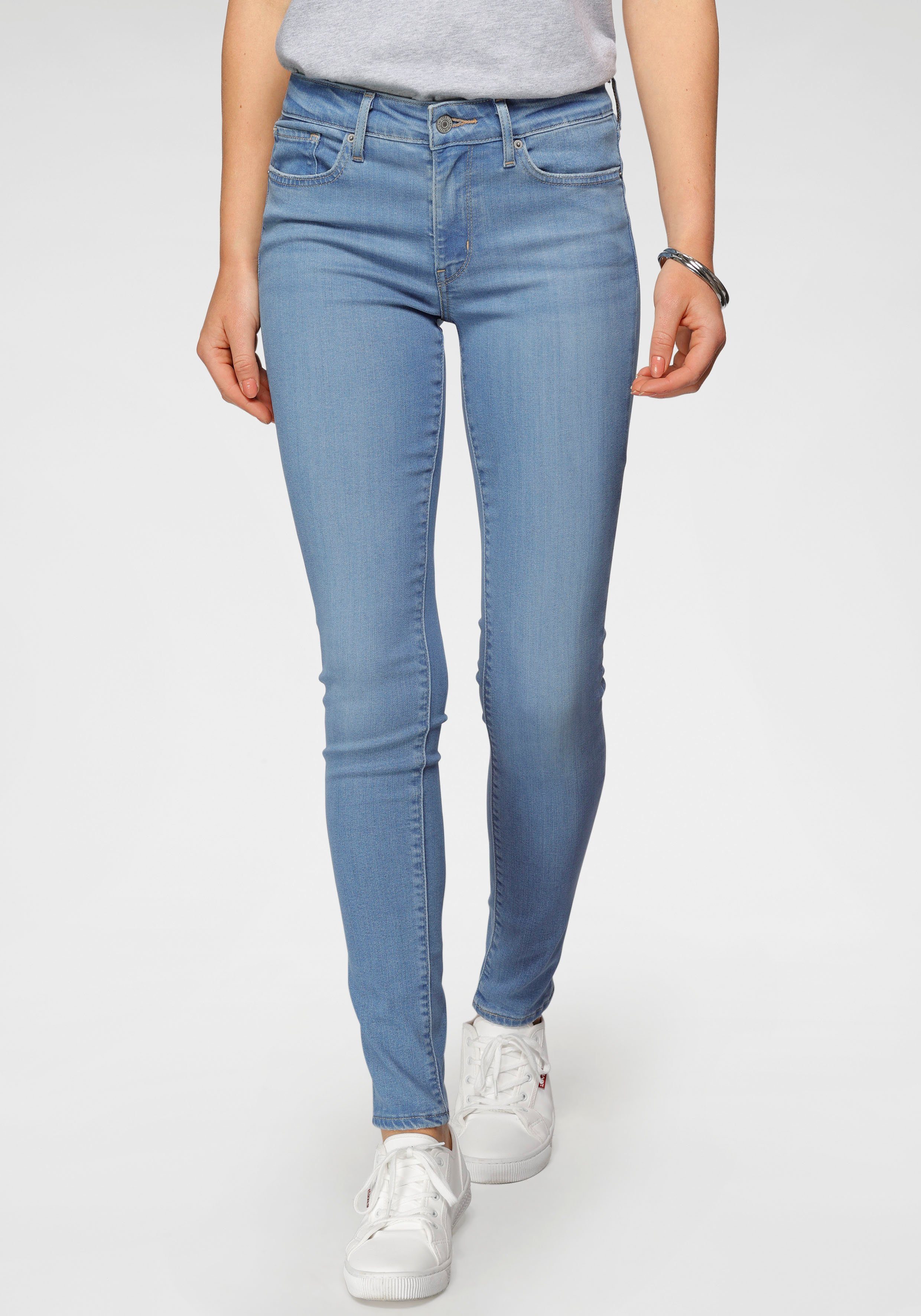 Levi's® 5-Pocket-Jeans Damen Jeans "711" Skinny Fit (1-tlg), Mit  Reißverschluss und Knopf zu schließen