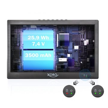 Xoro PTL 1015 V2 10.1 Zoll Tragbarer Fernseher mit DVB-T2 H.265/HEVC Tuner Portabler Monitor
