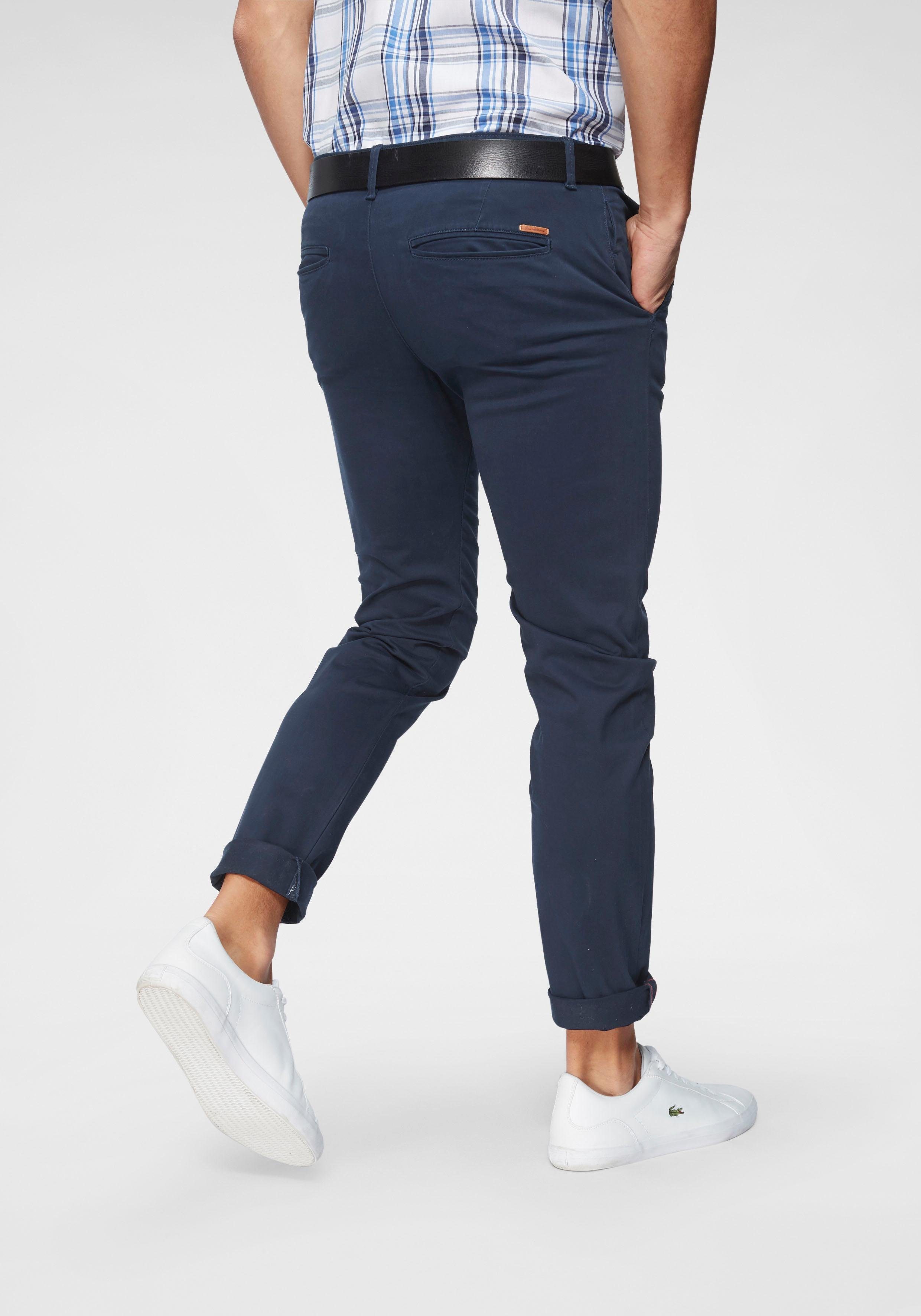 Jack & Jones Chinohose JJIMARCO mit Badge und hohem Tragekomfort unifarben, modisch, slim fit, Baumwollmischung – Bild 2 von 5