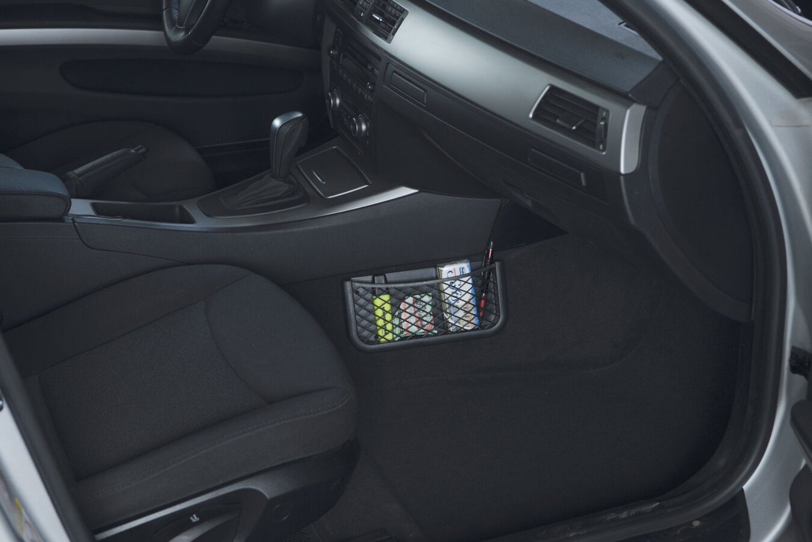 CarStyling Zusatz Ablagefach Multi KFZ Auto Zusatzablage Netz Ablage 26 cm Auto-Adapter