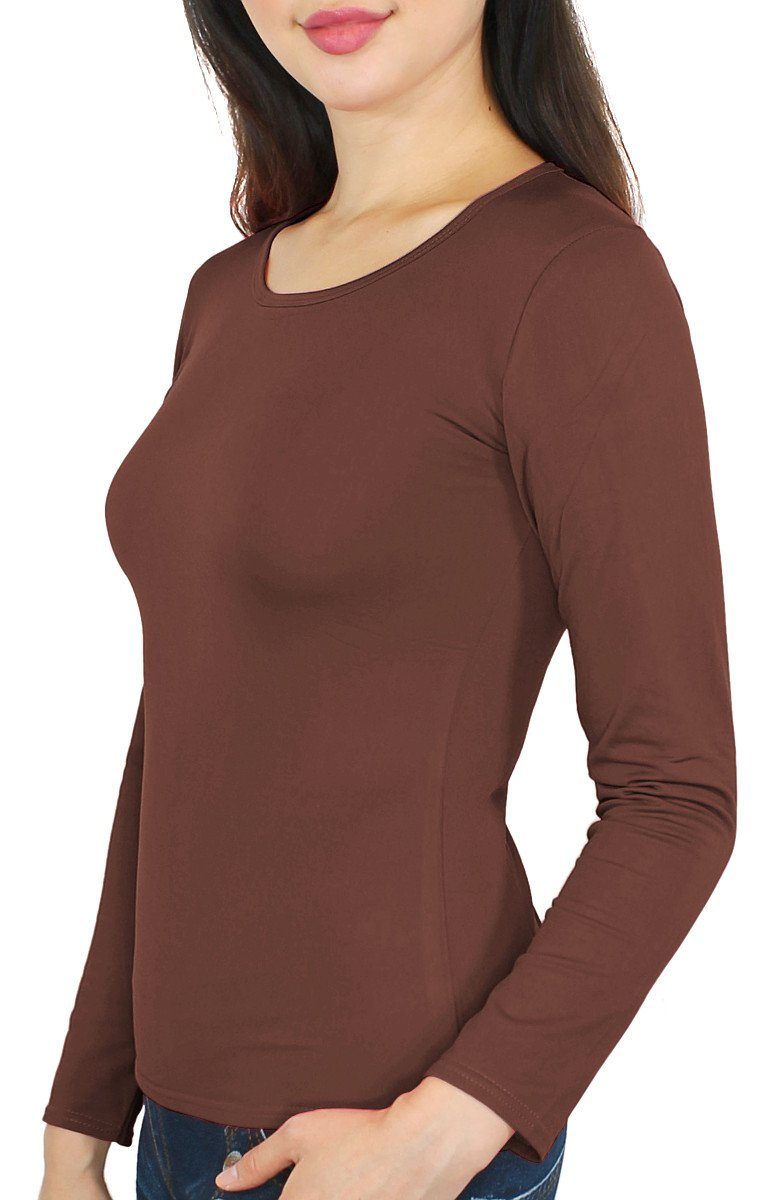 dy_mode Thermohemd Damen Thermo Langarmshirt Frauen günstig online kaufen