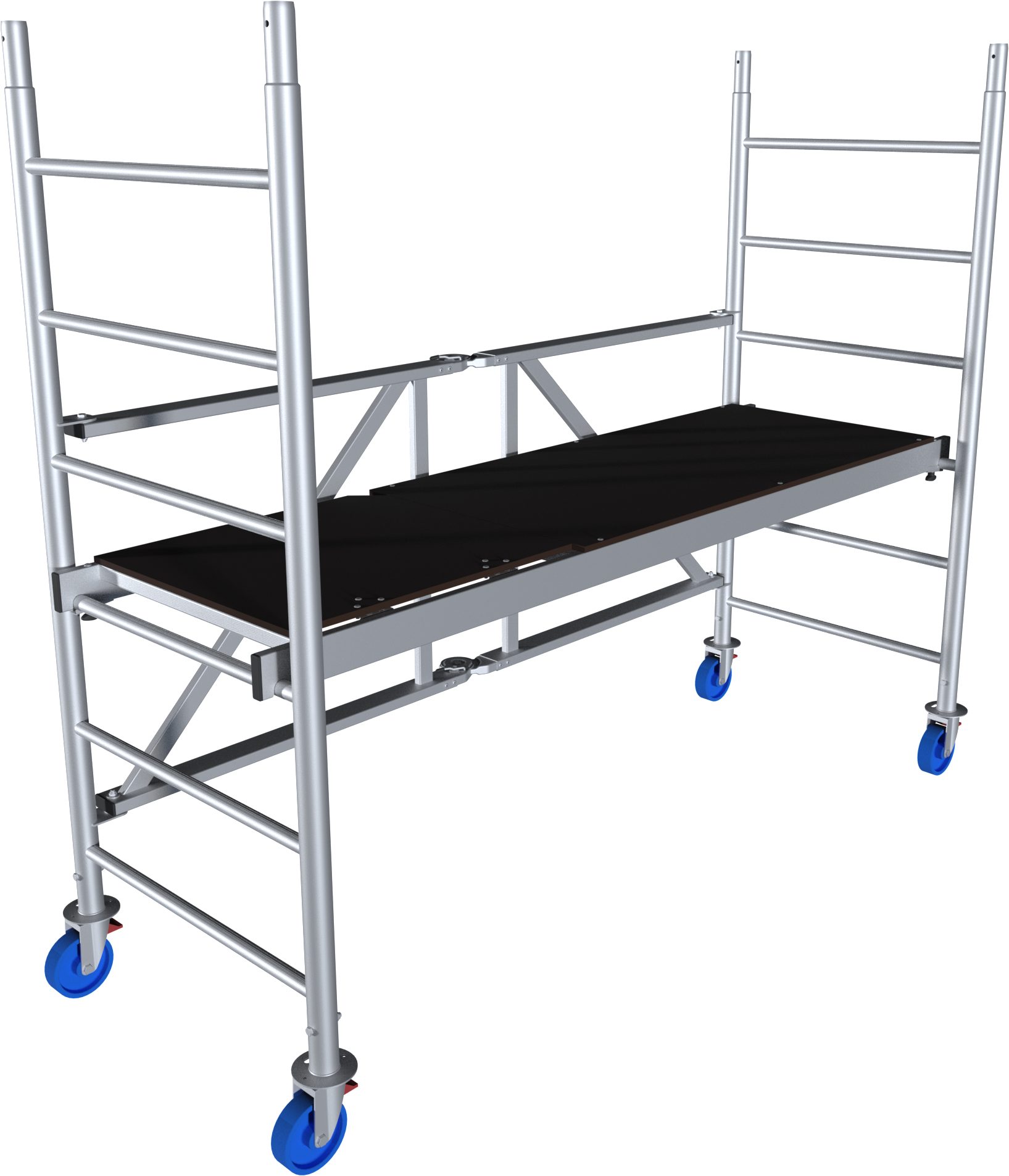 KRAUSE Fahrgerüst ProTec XS Alu-FaltGerüst, (Set), Arbeitshöhe: 2,9 Meter