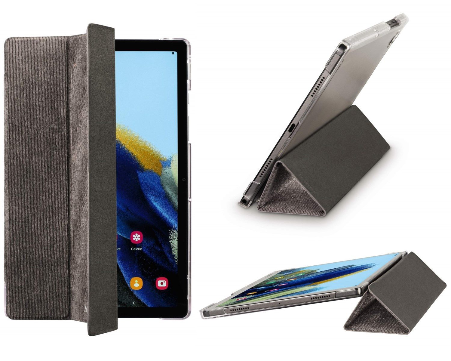 Hama Tablet-Hülle Hama Smart Tasche Cover Schutz-Hülle Cali Grau, Book-Case Etui Ständer Bag für Samsung Galaxy Tab A8 10,5"