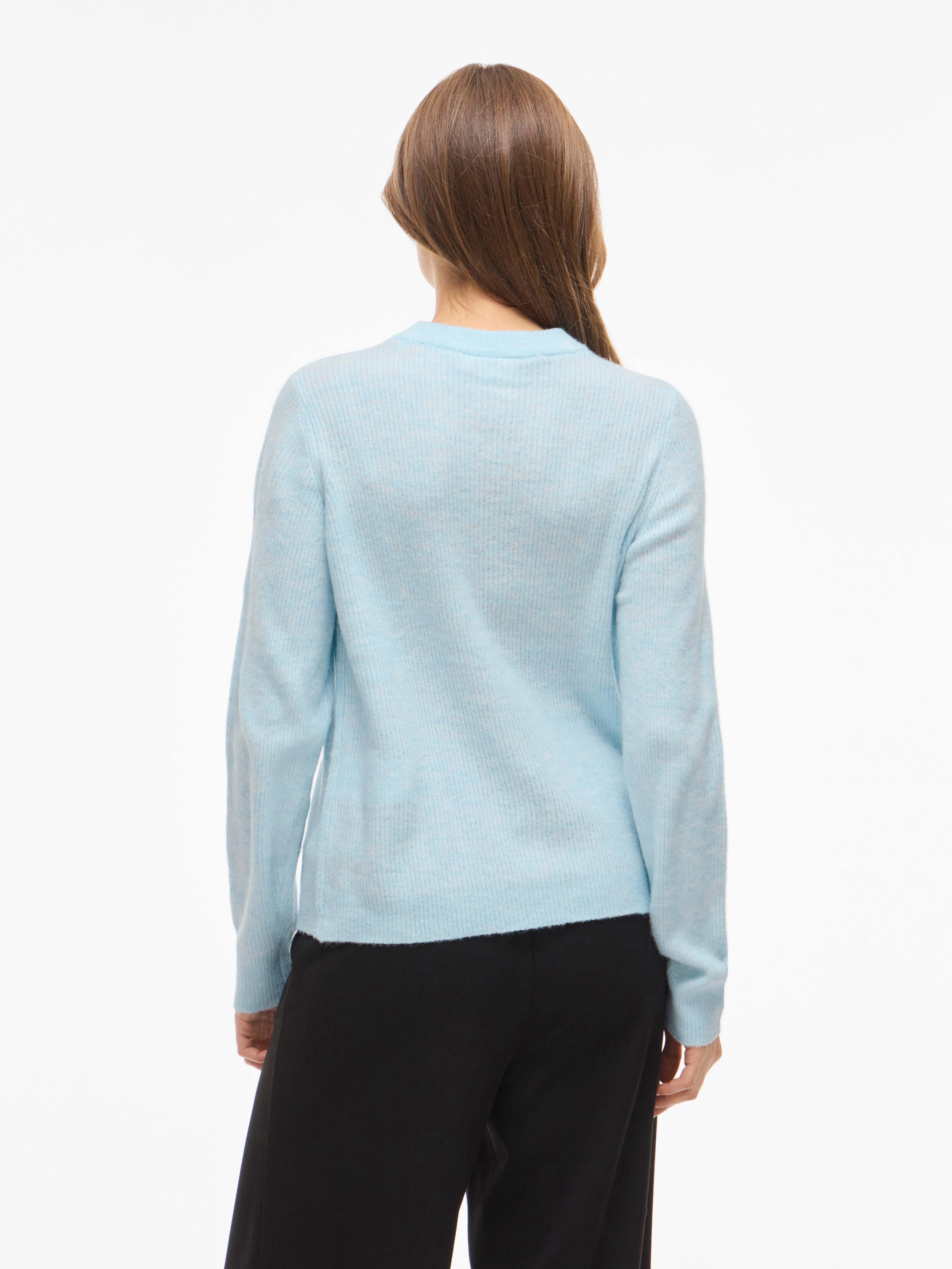 Vila Strickjacke VIVIOLI O-NECK RIB KNIT CARDIGAN-NOOS