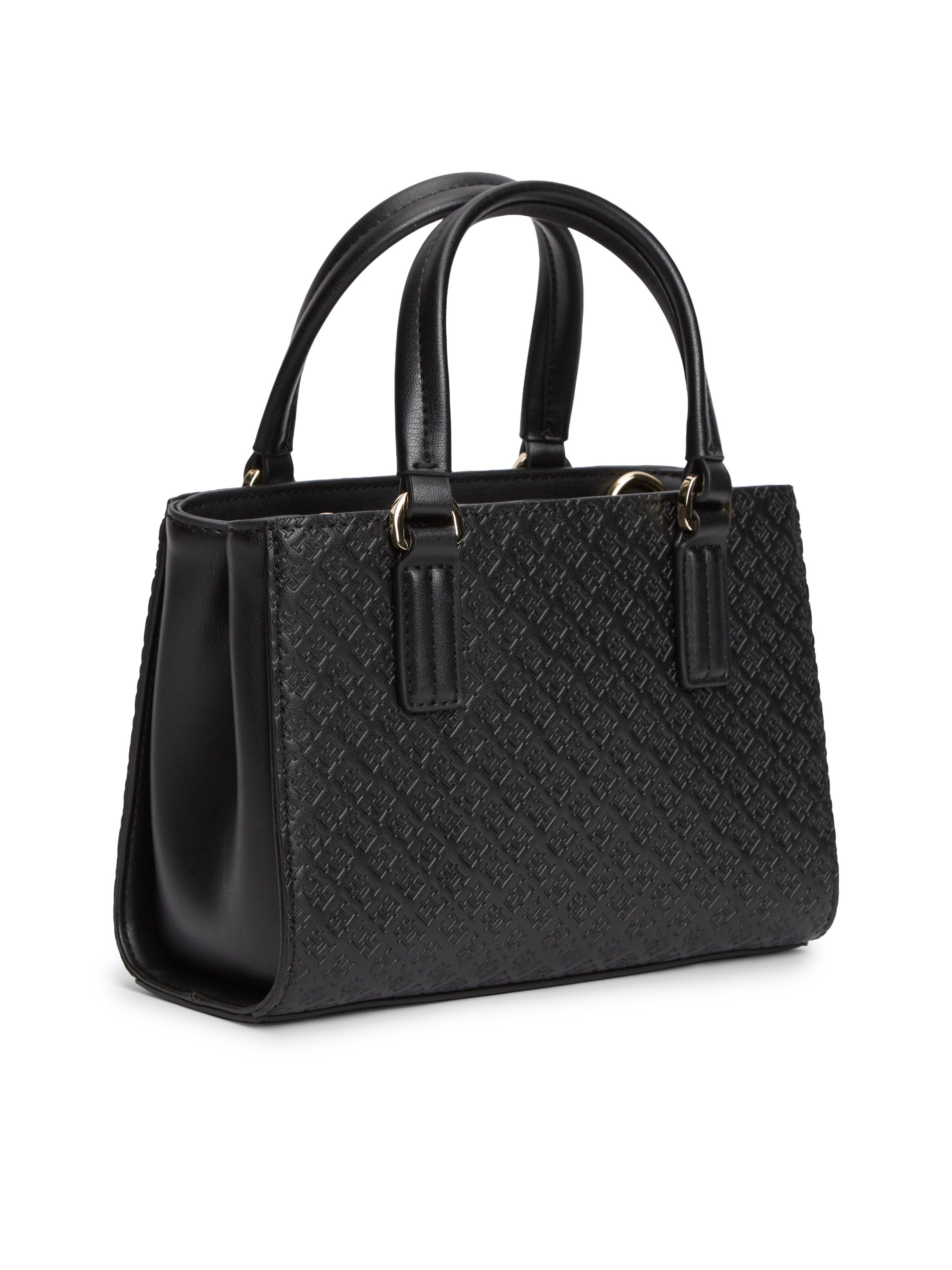 Tommy Hilfiger Tragetasche TH DAILY MINI TOTE MONO, Damen Handtasche, Umhängetasche, Schultertasche mit TH-Schmuckelement
