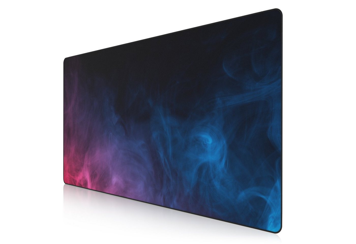 Titanwolf Gaming Mauspad XXXL Speed Mousepad 1200 x 600 x 3 mm, große Tischunterlage (1-St), rutschfest, abwaschbar, Geschwindigkeit & Präzision, Farbiger Rauch
