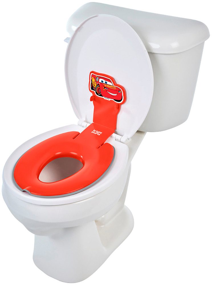 Bright Starts Toilettentrainer Disney Baby Flip & Sit Toilettensitz - Cars