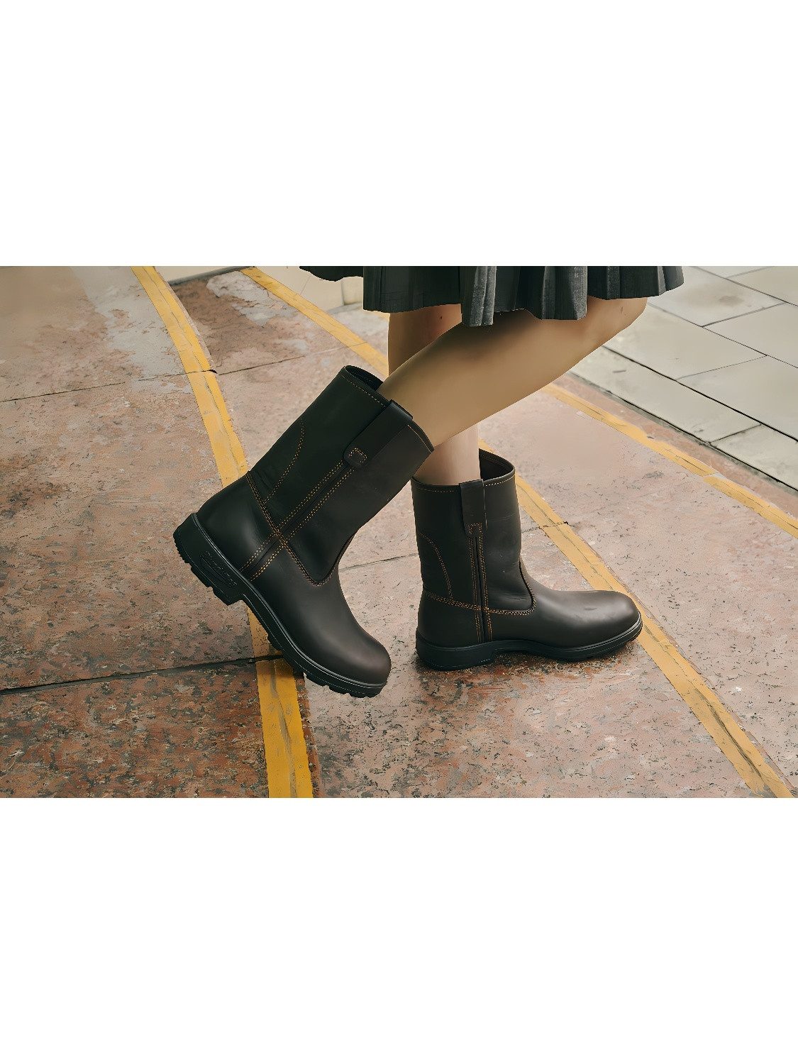 Blundstone 2528 Claret Oiled Leather (Originals Rigger) Berufsschuh