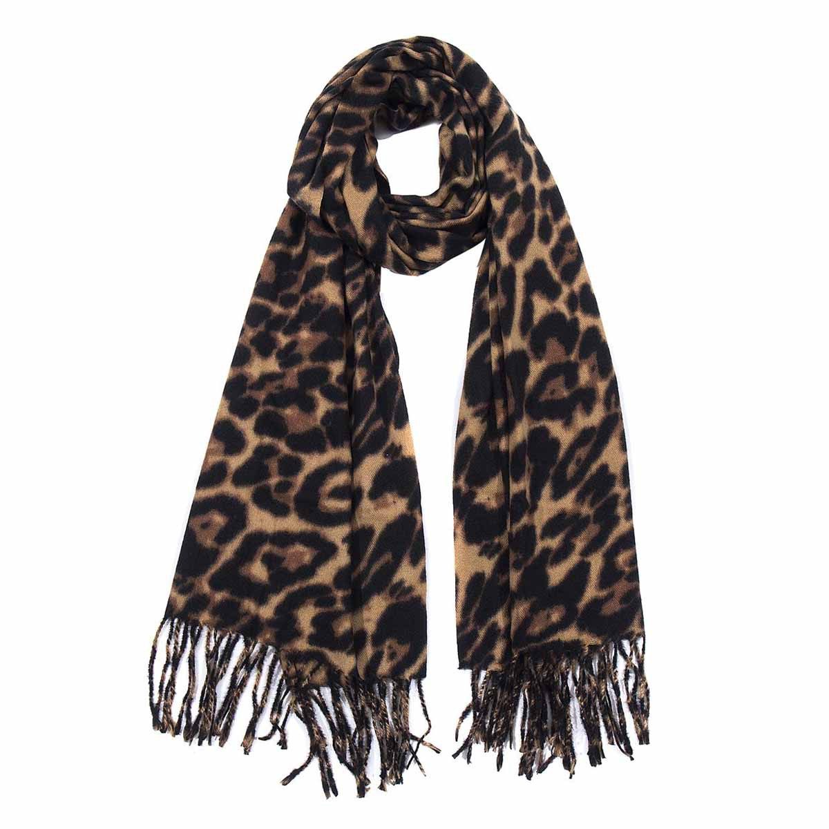 ITALYSHOP24 Modeschal Damen XL Schal Leopard Halstuch Tuch Winterschal Deck günstig online kaufen