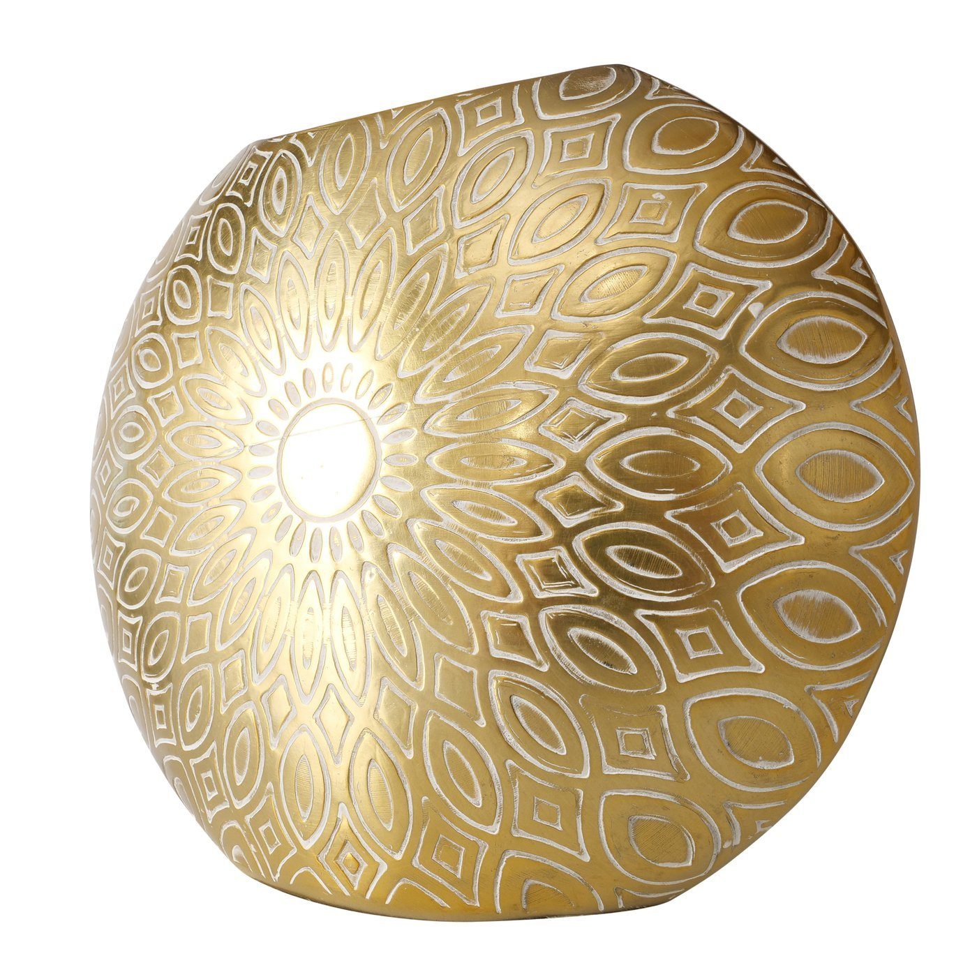 "Valenca" in aus gold, Dekovase Vase Aluminium Blumenvase BOLTZE