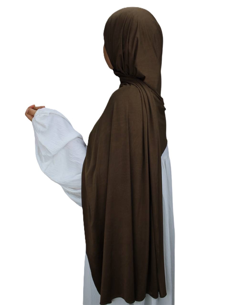 Aymasal Hijab Premium Liquid Hijab Scarf Kopftuch Khimar glänzend elegant Hochzeit (Einzelnes Kopftuch, Einzelstück) Premium Liquid Hijab Kopftuch Khimar